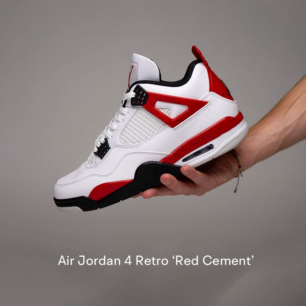 Air Jordan Pearl 4 Retro Red Cement