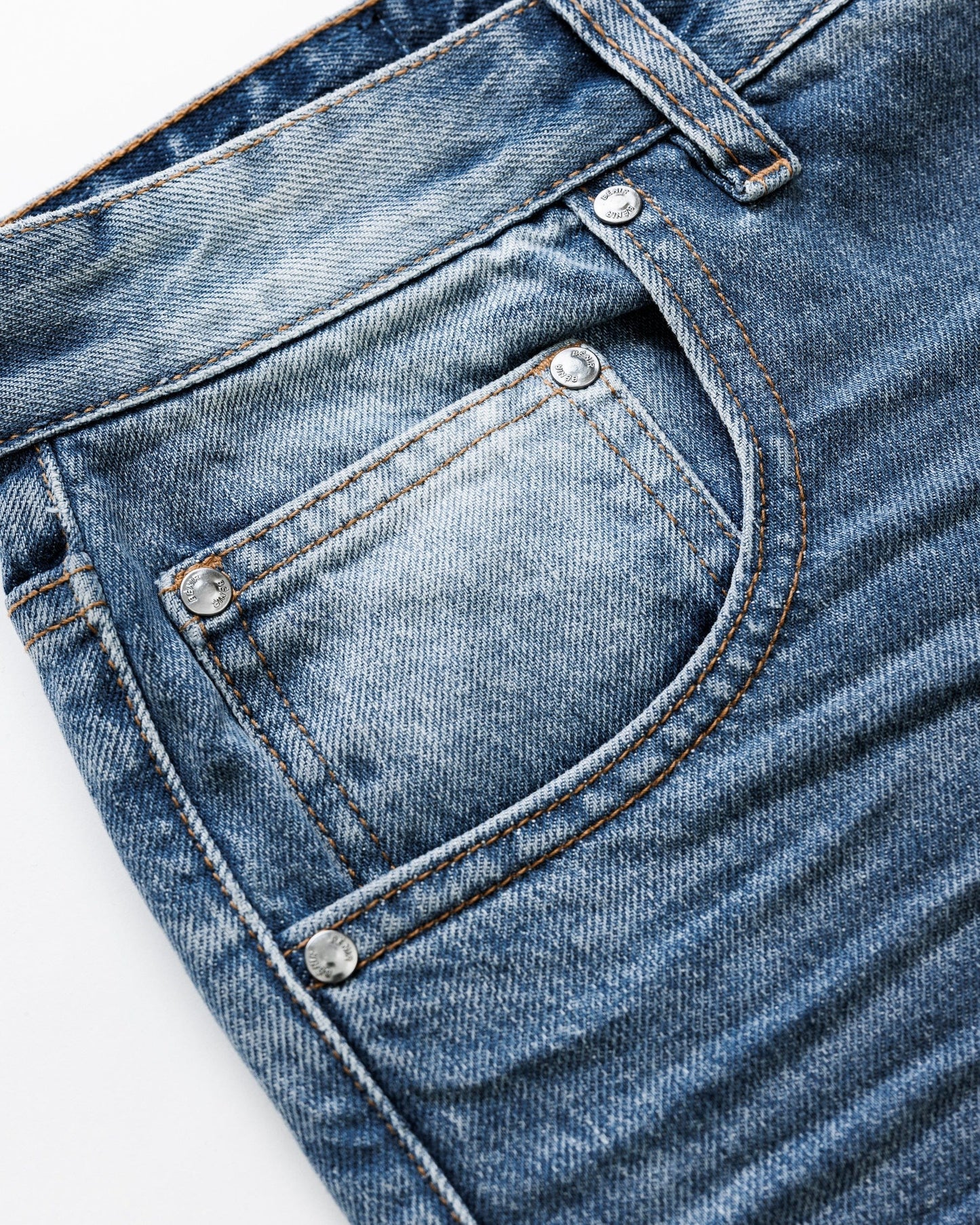 Relaxed Ripple Denim - Classic Blue - Kick Game