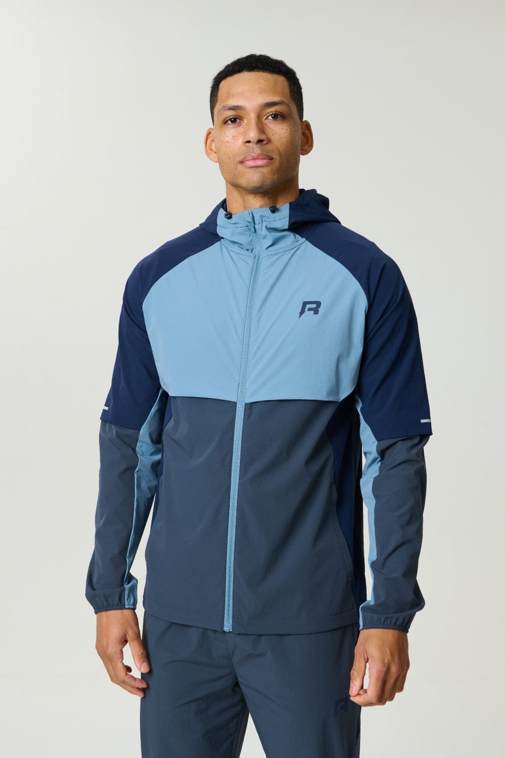 Reprimo Vortex Windbreaker Jacket 'Dusty Blue Ink Blue' - Kick Game