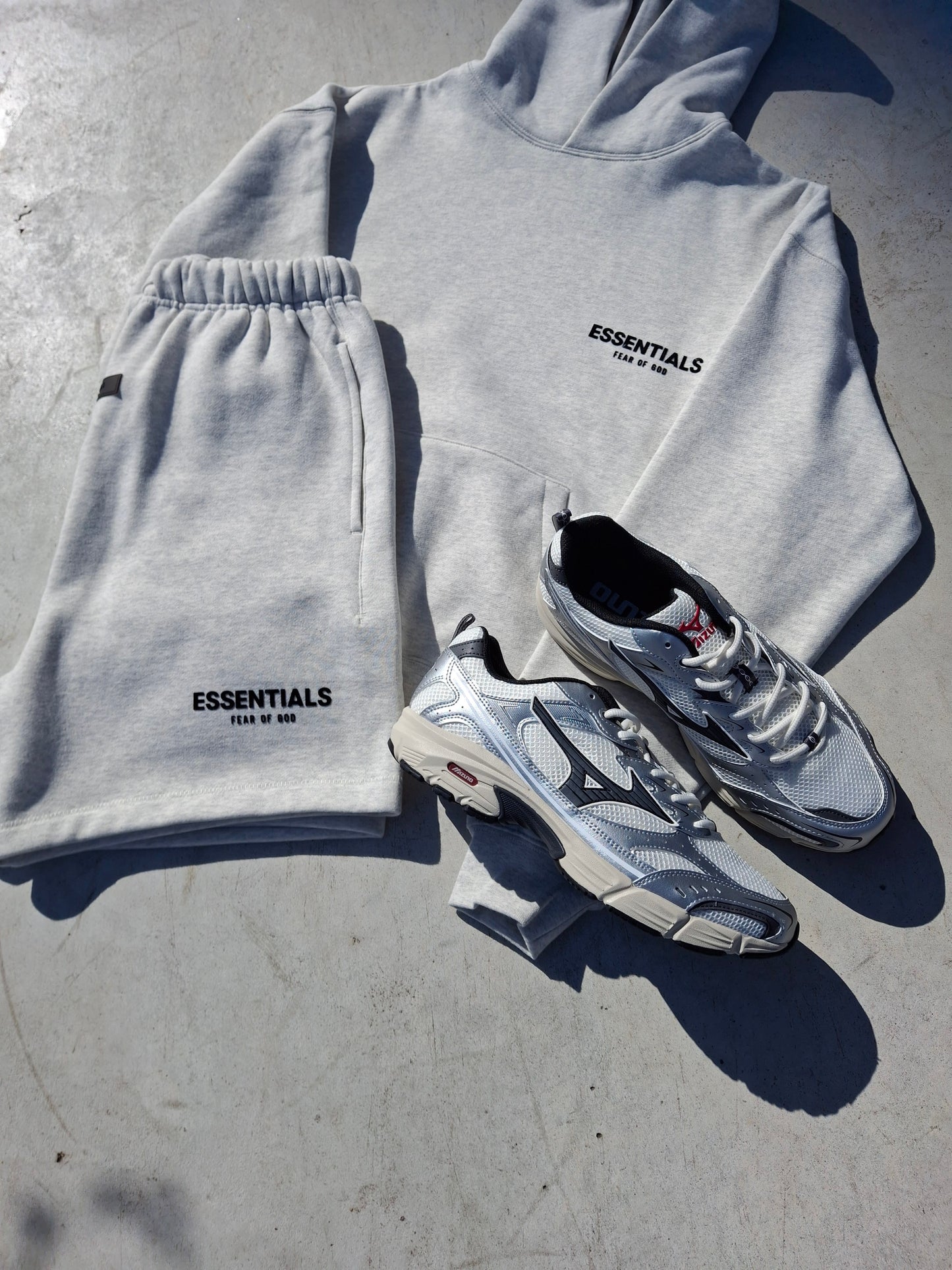 Fear of God Essentials Hoodie 'Light Oatmeal' (SS22) - Kick Game