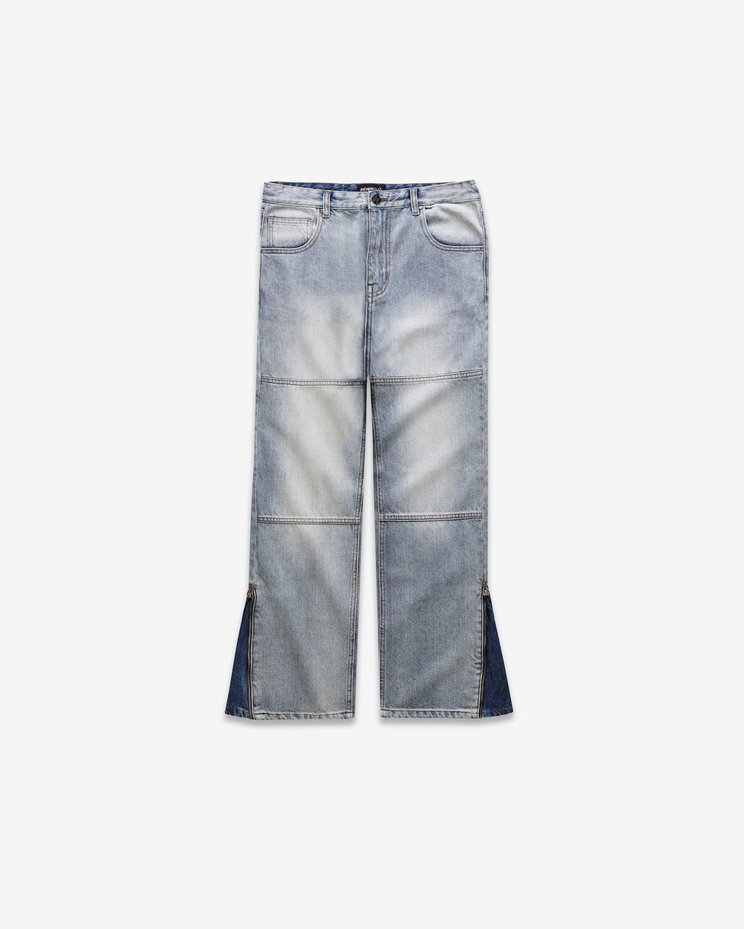 Zip Flare Denim - Sky Blue - Kick Game