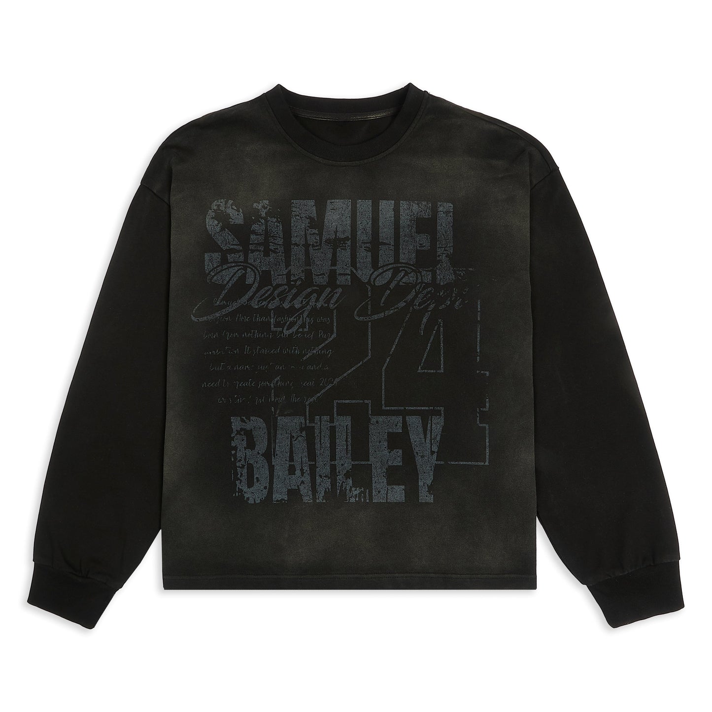 Signature Washed Long Sleeve Tee - Kick Game