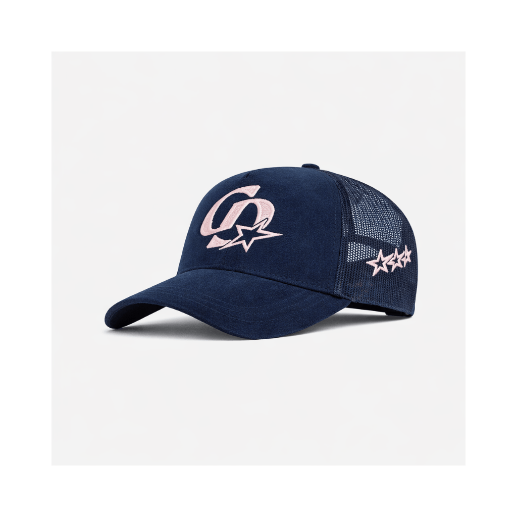 Cardair CD Star Suede Trucker - Navy/Pink - Kick Game