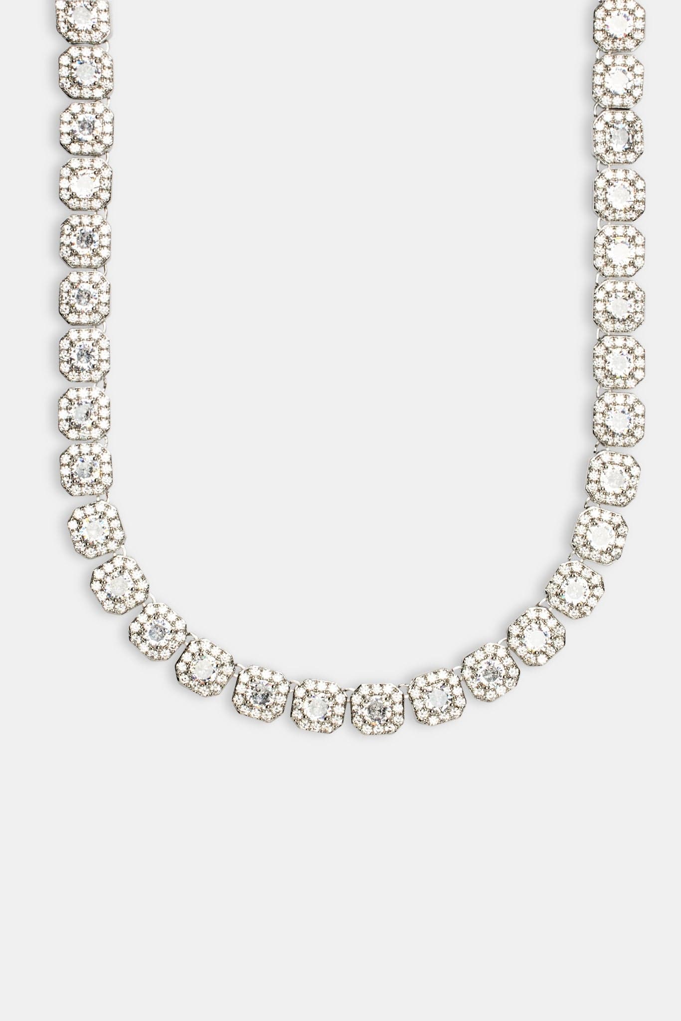 Cernucci Clustered Tennis Chain - 10mm - White - Kick Game