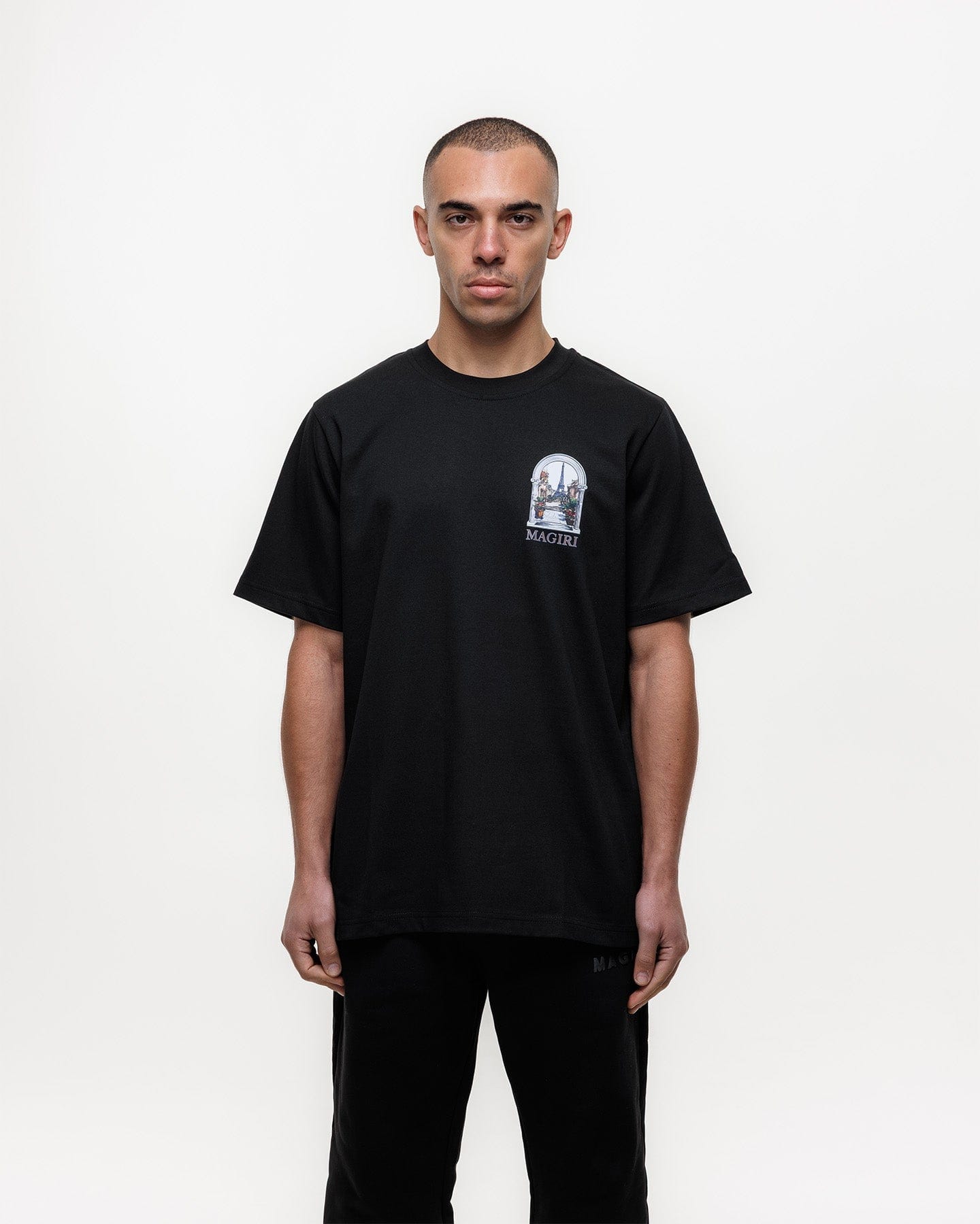 Magiri Archway Printed T-Shirt 'Black' - Kick Game