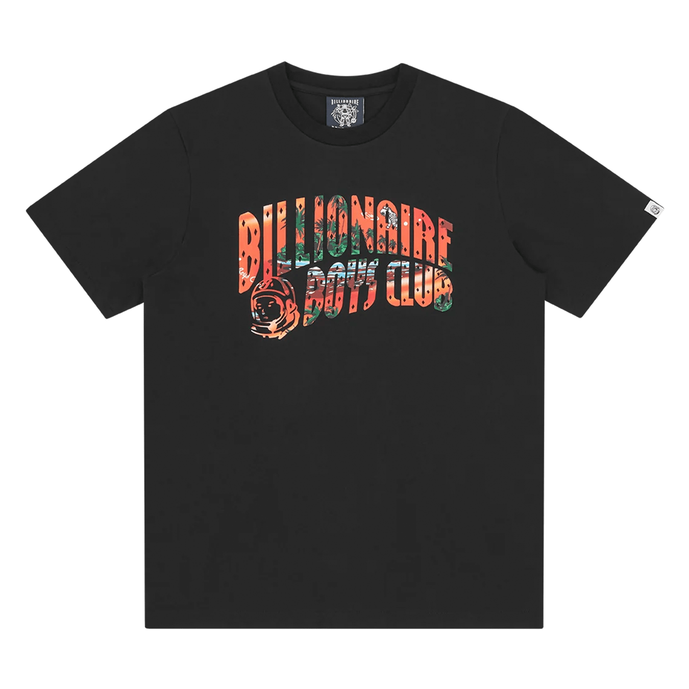 Billionaire Boys Club Tropical Island Fill Arch Logo T-Shirt 'Black' - Kick Game