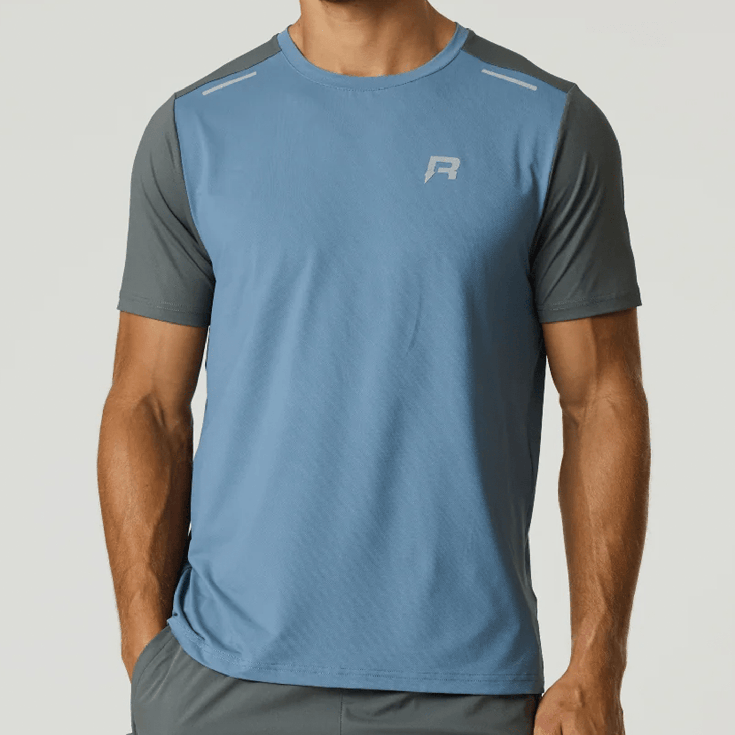 Reprimo Flight Jacket, Tee and Shorts 'Air Force Blue Gunmetal' - Kick Game