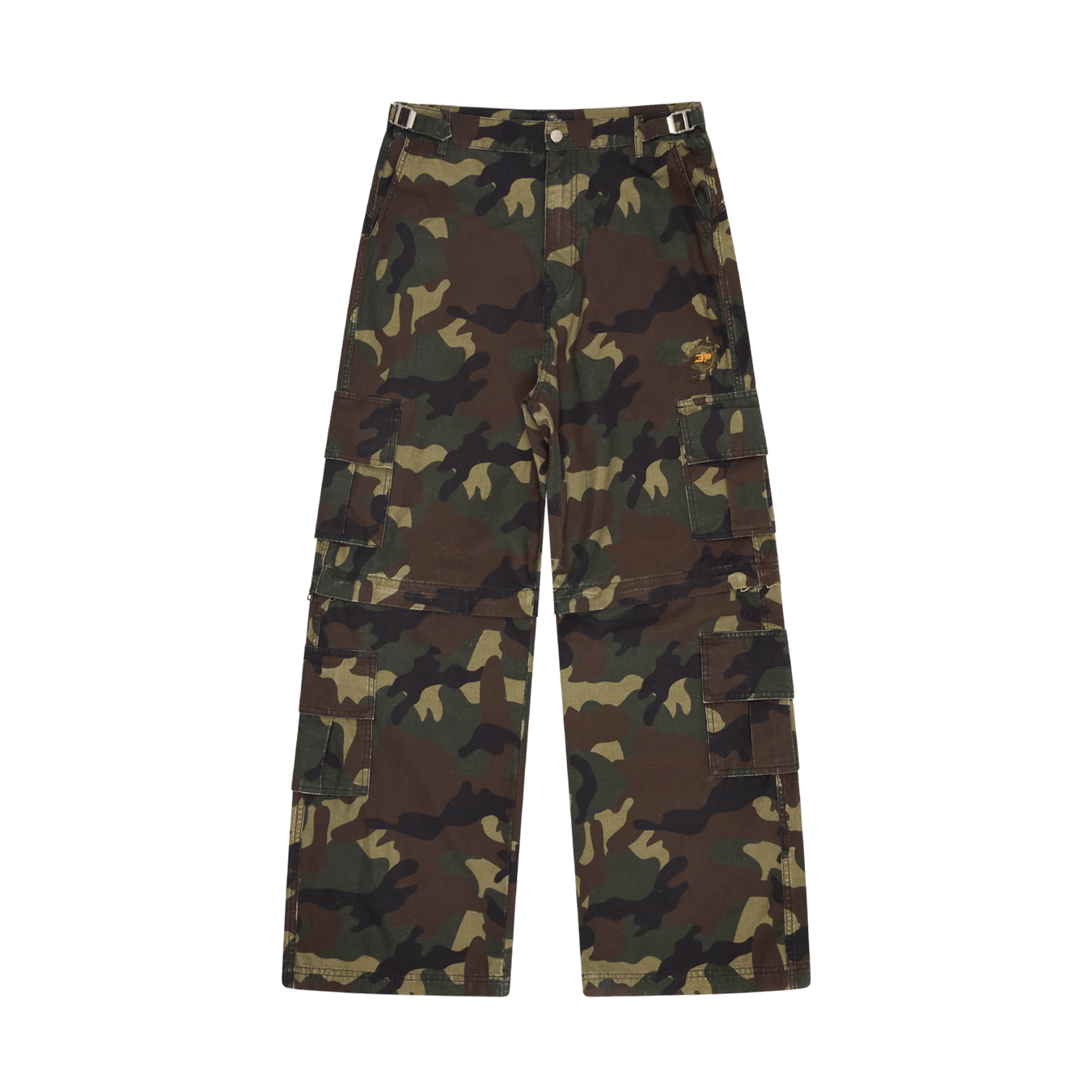 Broken Planet 2-In-1 Camo Cargo Pants/Shorts 'Camo Green' - Kick Game