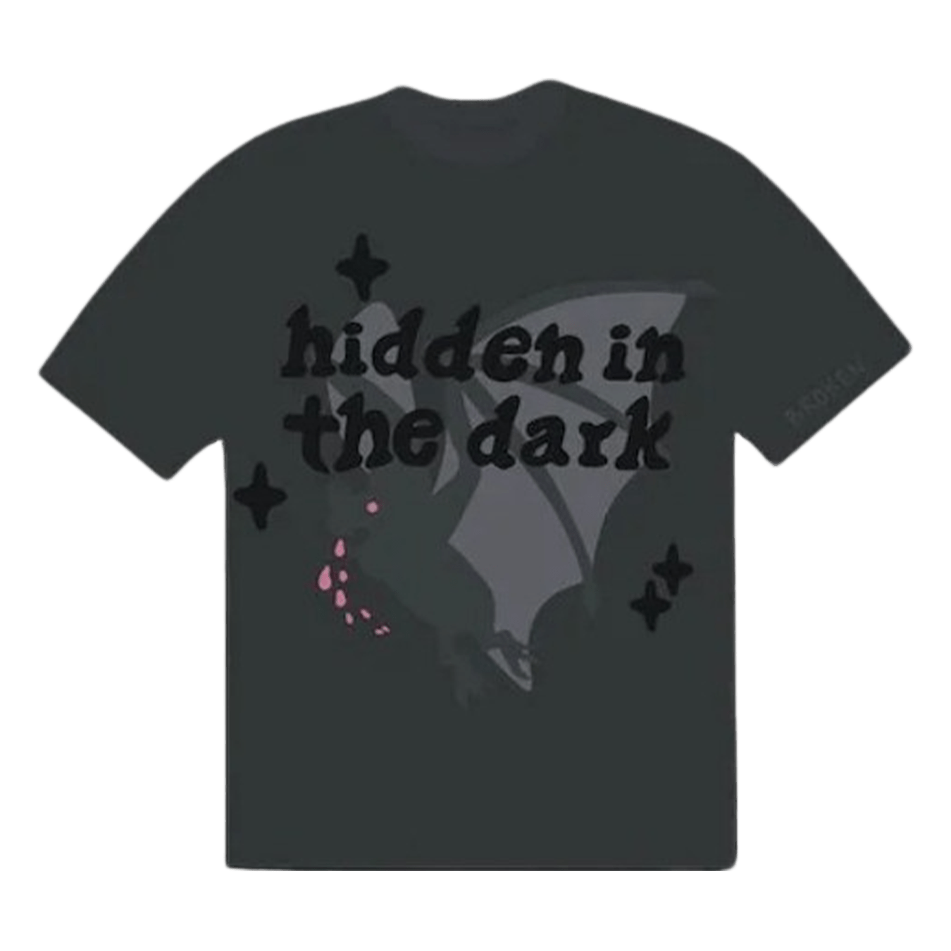 Broken Planet Market T-Shirt 'Hidden In The Dark' - Soot Black - Kick Game