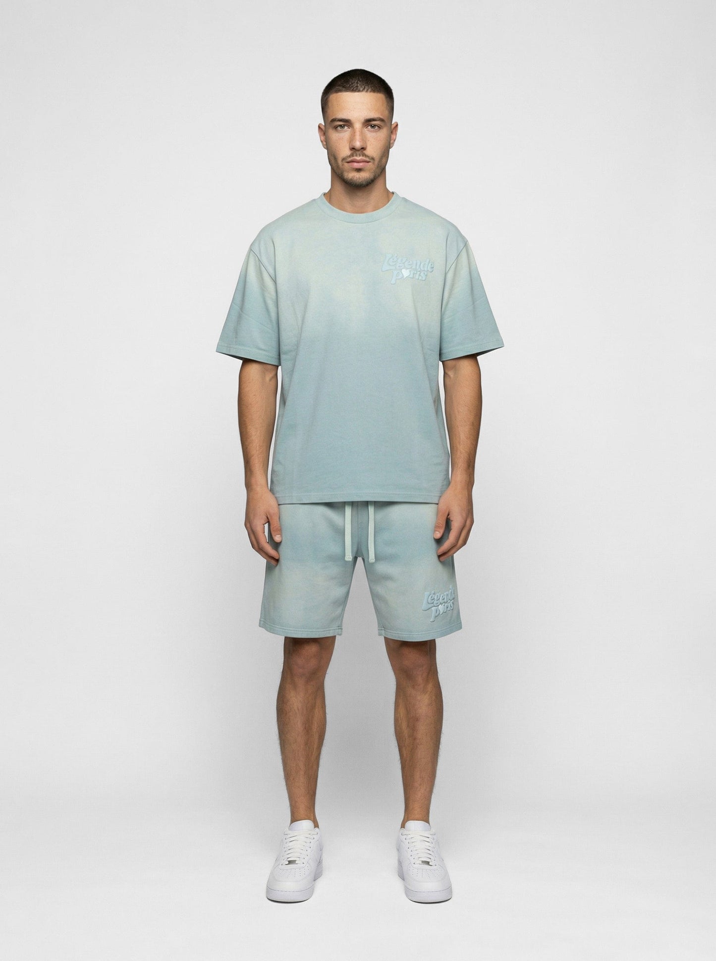 Legende Paris LND GRADIENT T-SHIRT - ICY BLUE - Kick Game