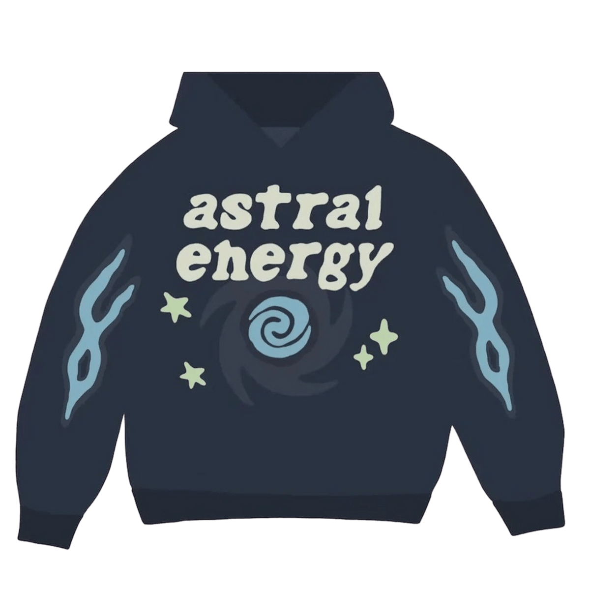 Broken Planet Market Hoodie 'Astral Energy' - Outer Space Blue - Kick Game