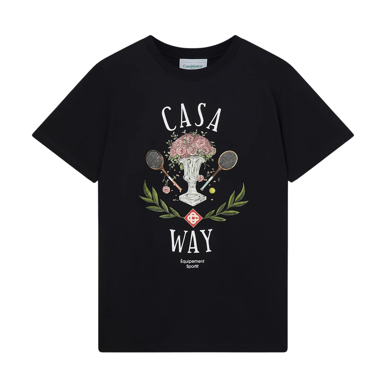 Casablanca Casa Way T-Shirt 'Black' - Kick Game