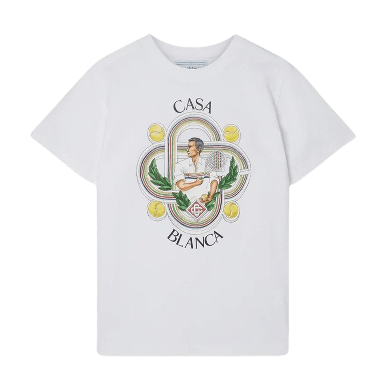 Casablanca Le Joueur T-Shirt 'White' - Kick Game