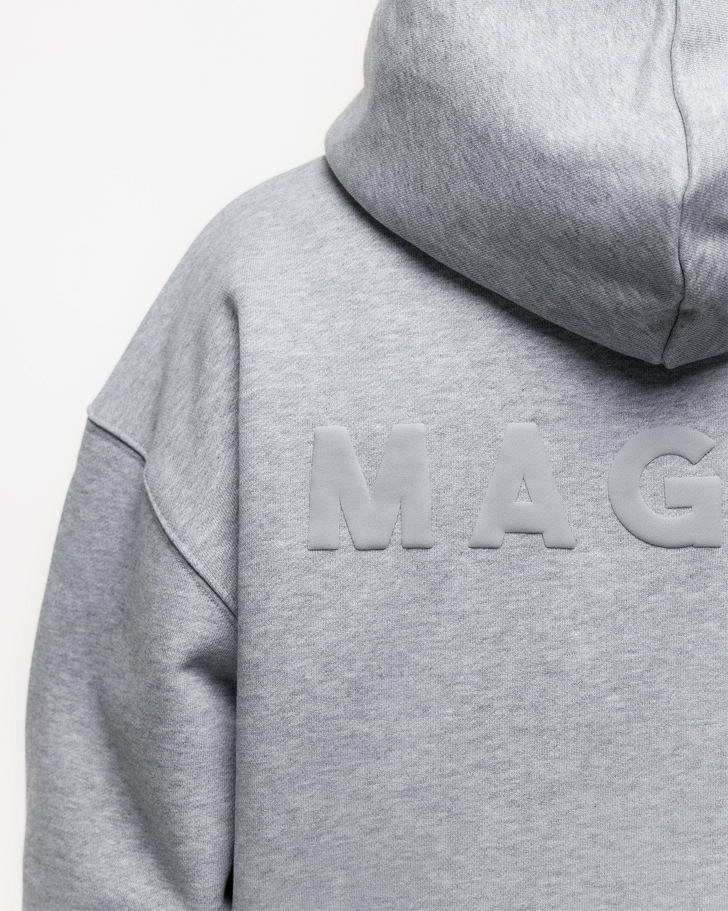Magiri Core Puff Printed Hoodie 'Grey' - Kick Game