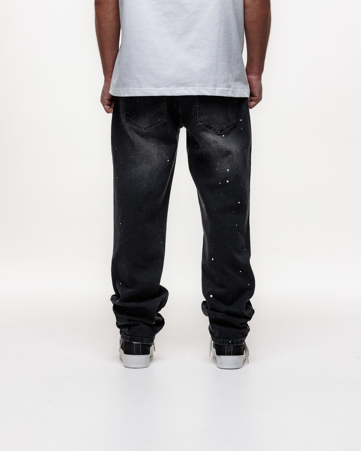 Magiri Core Painted Straight Jeans 'Black' - Kick Game