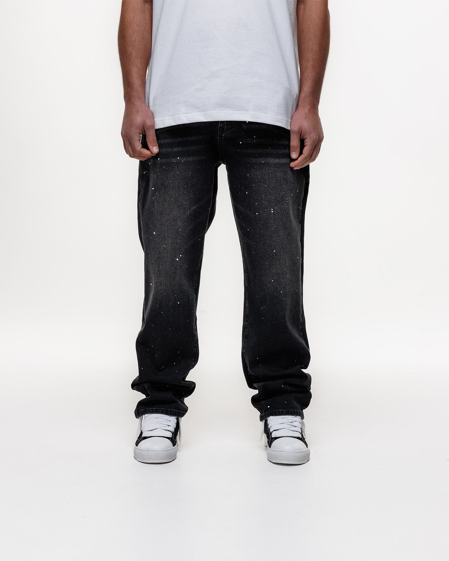 Magiri Core Painted Straight Jeans 'Black' - Kick Game