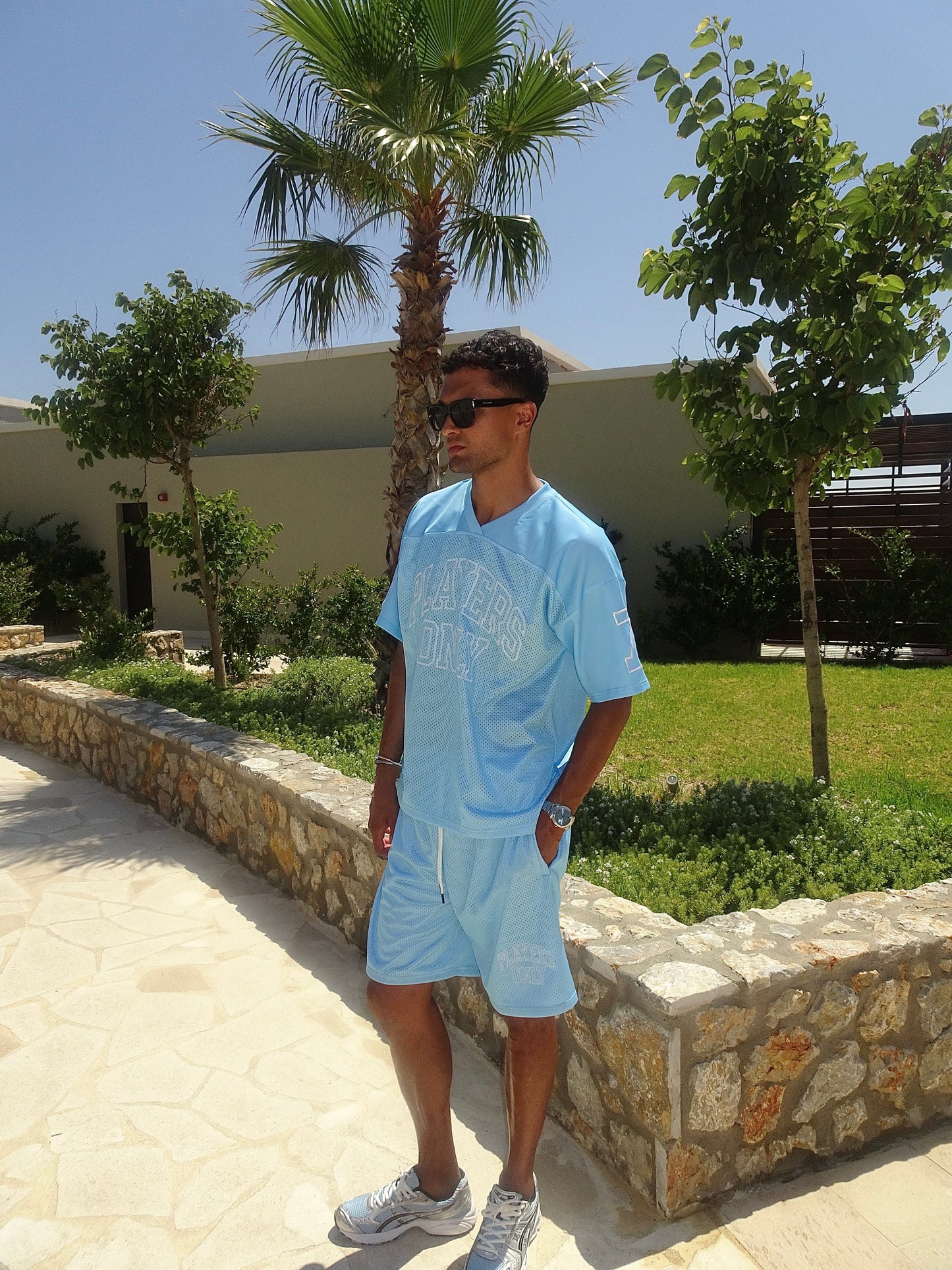 BLUE MESH SHORTS - Kick Game