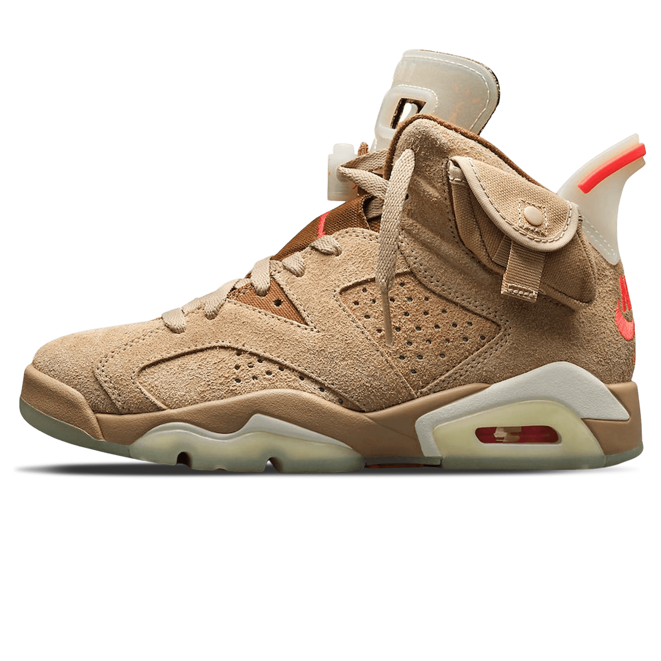 Travis Scott x Air Jordan 6 Retro 'British Khaki' - Kick Game