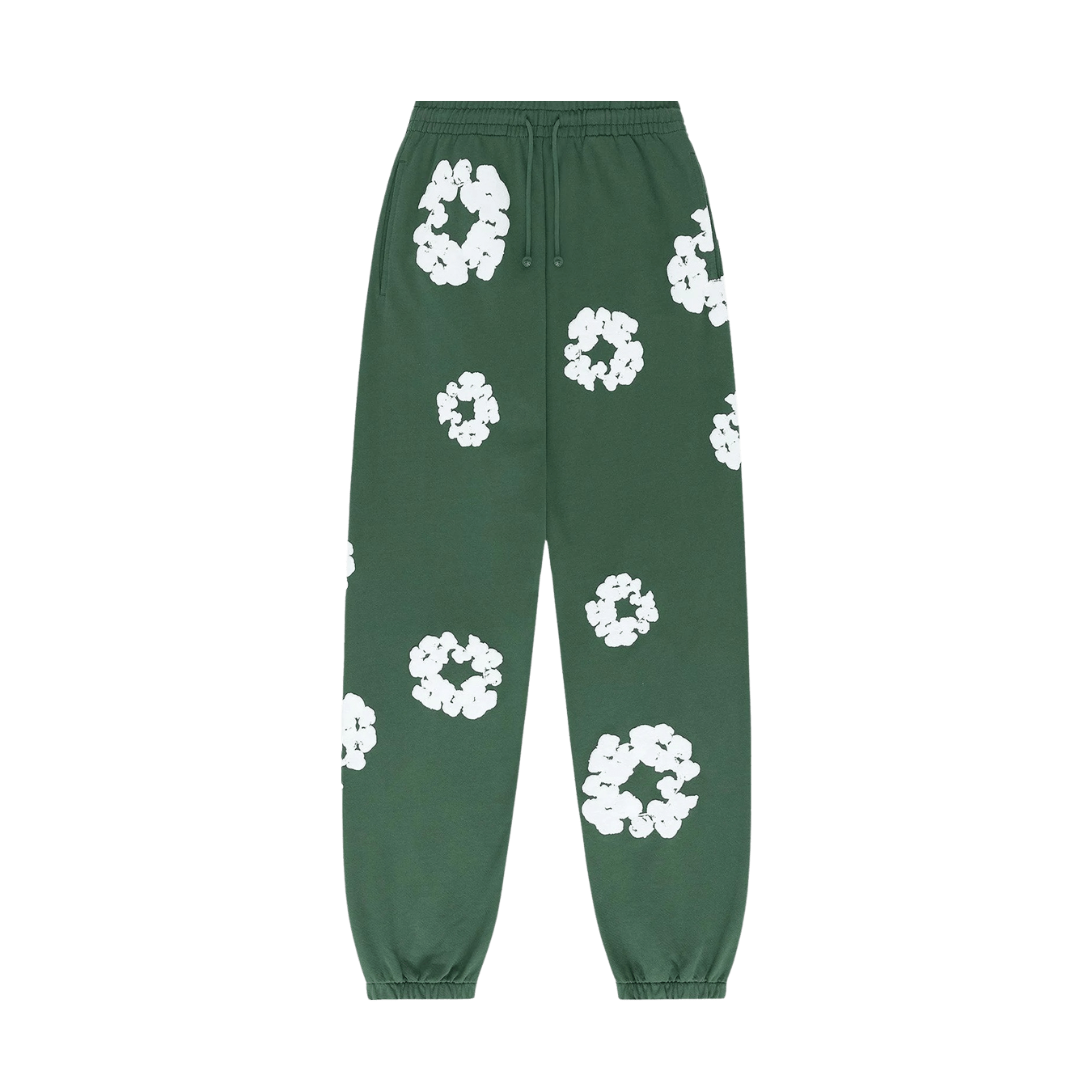Denim Tears The Cotton Wreath Sweatpants 'Green' - Kick Game