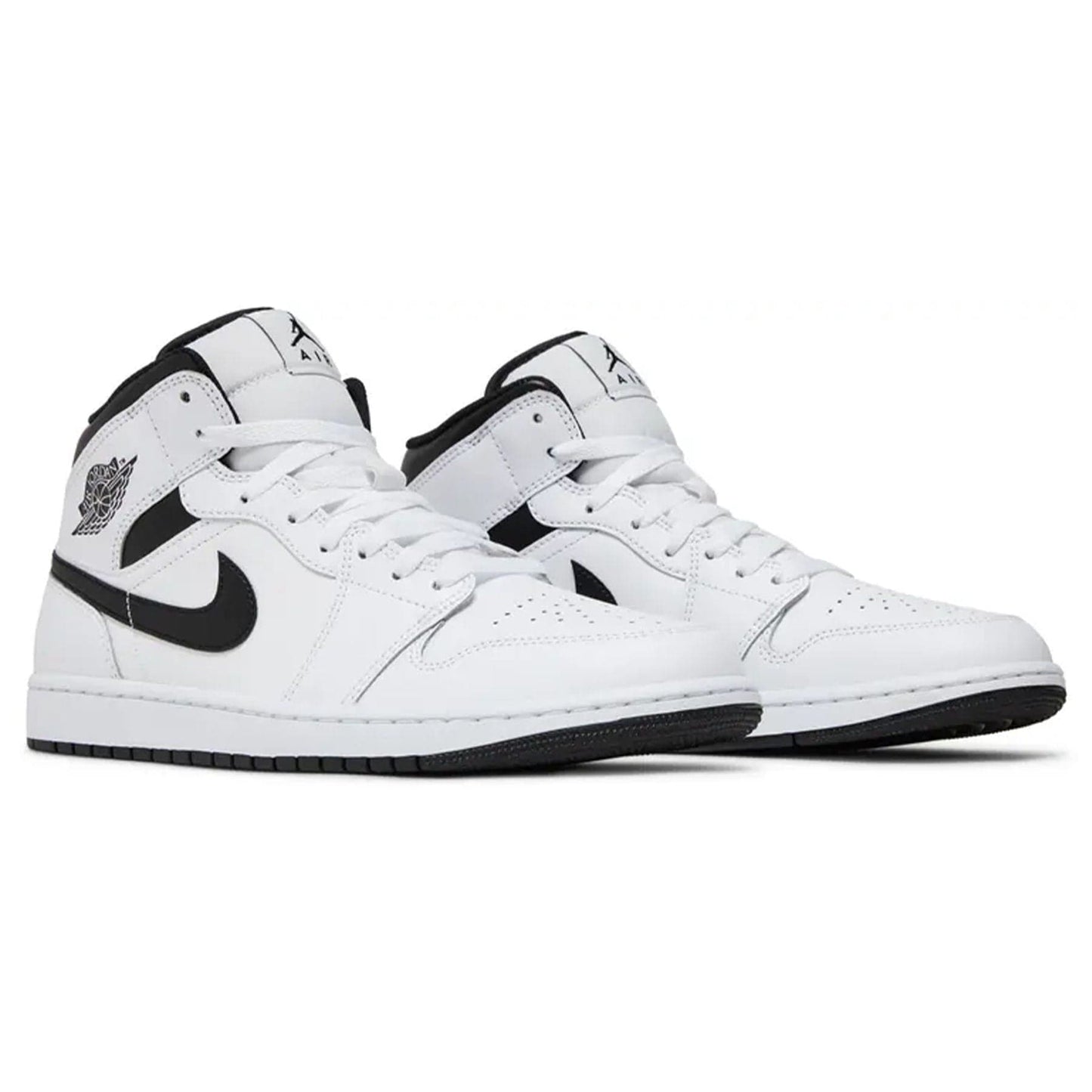 Air Jordan 1 Mid 'White Black' - Kick Game
