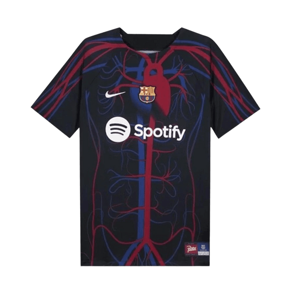 Nike FC Barcelona x Patta Dri-FIT Short-Sleeve Soccer Top 'Black' - Kick shox