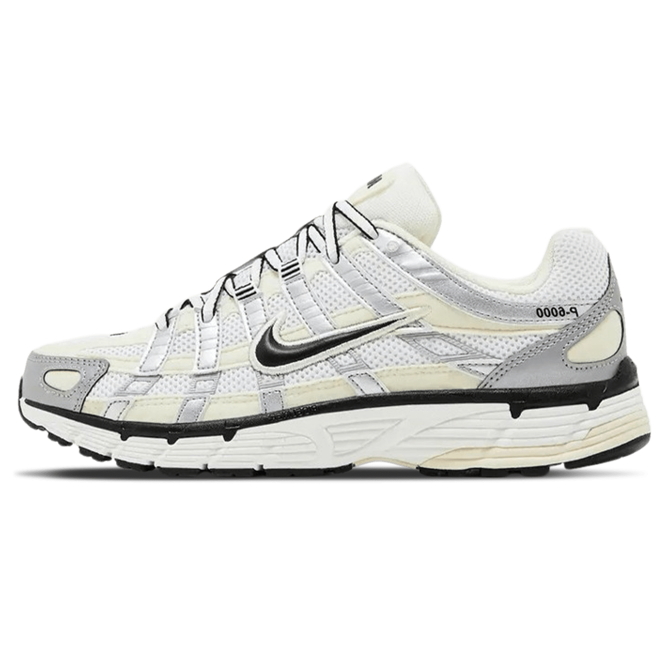 Nike P-6000 Wmns 'Coconut Milk Metallic Silver' - Kick Game