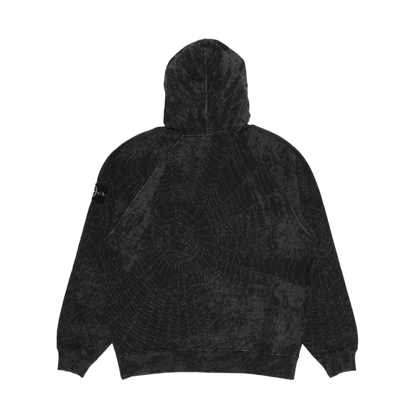 Supreme x Stone Island Hooded Sweatshirt 'Black' - Kick Game