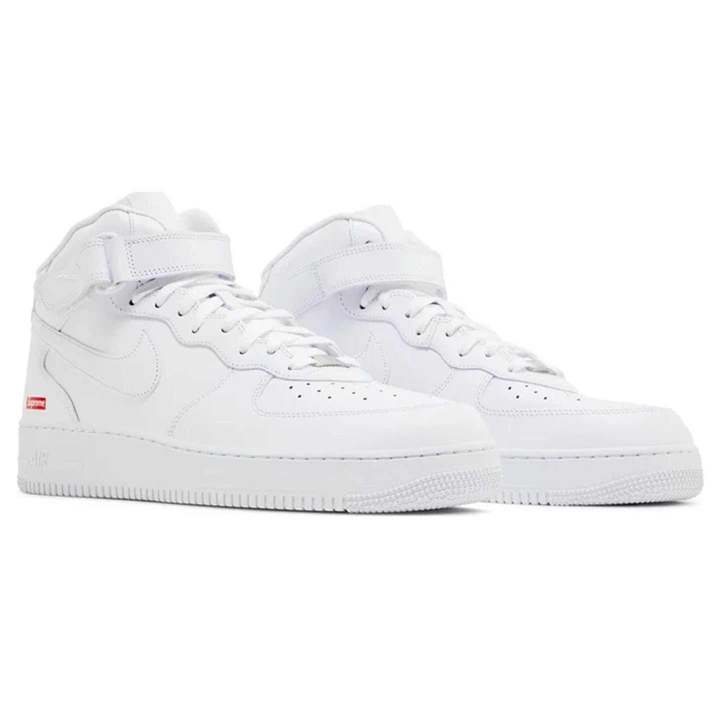 Supreme x Air Force 1 Mid 'Box Logo - Triple White' - Kick Game
