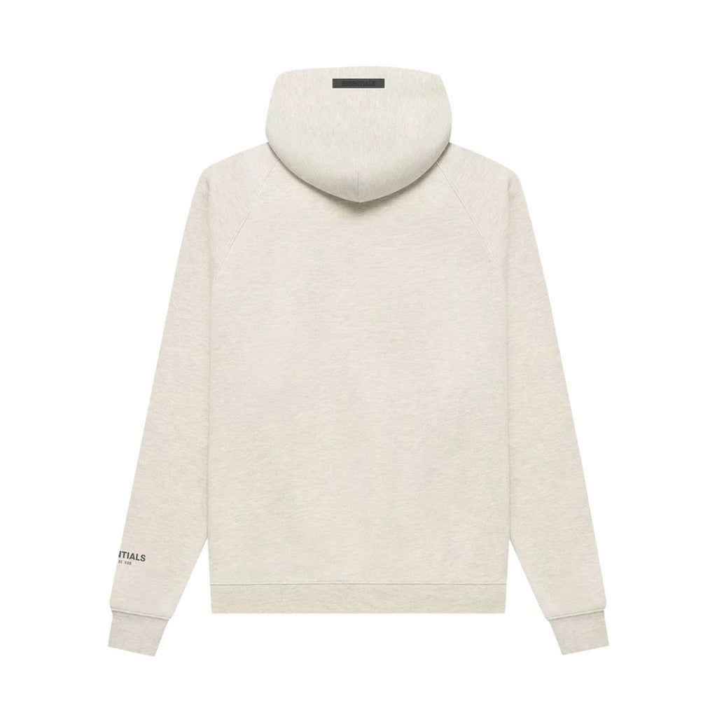 Fear of God Essentials Core Collection Pullover Hoodie 'Light Heather Oatmeal' - Kick Game