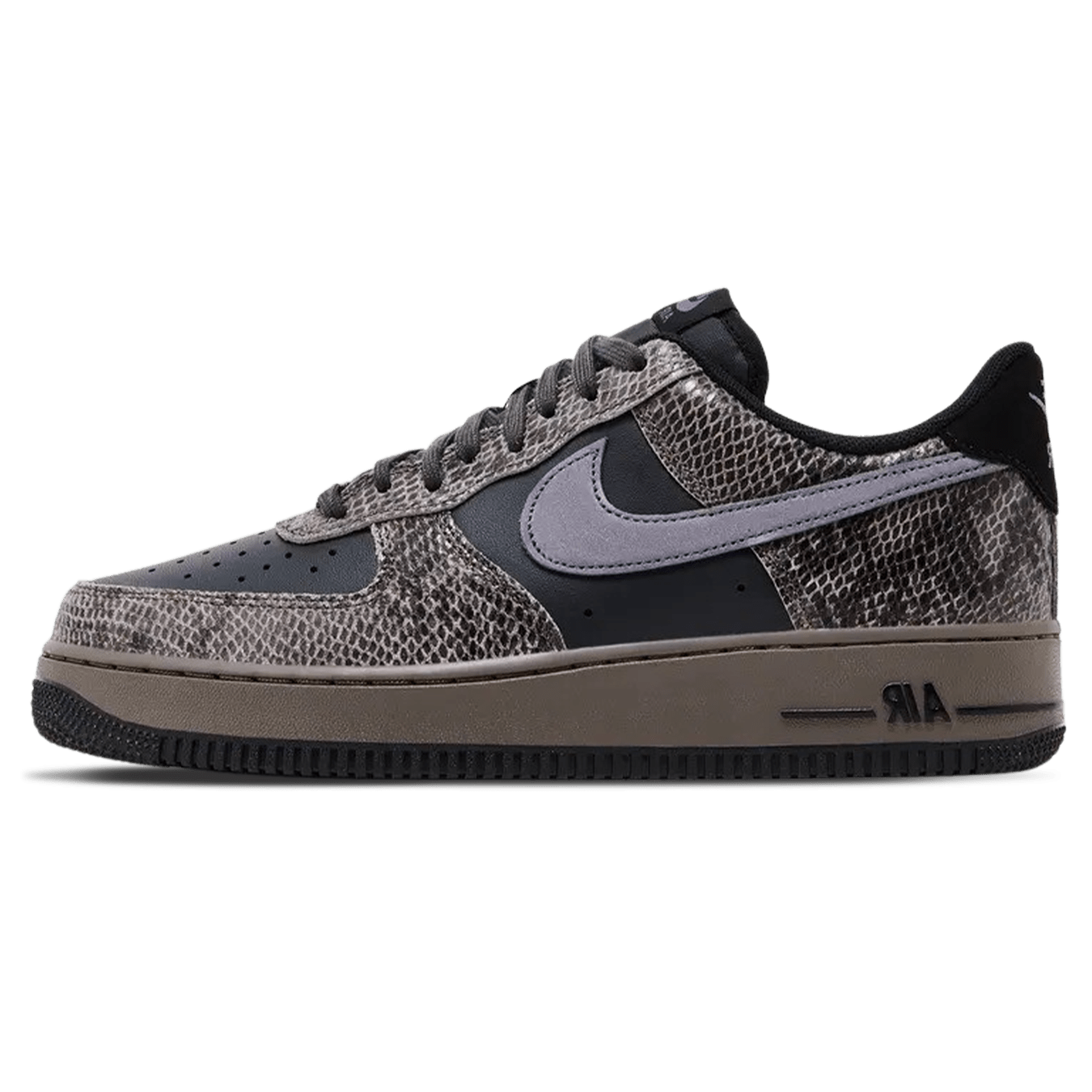 Nike Air Force 1 '07 LV8 'Snakeskin Pack - Off Noir' - Kick Game