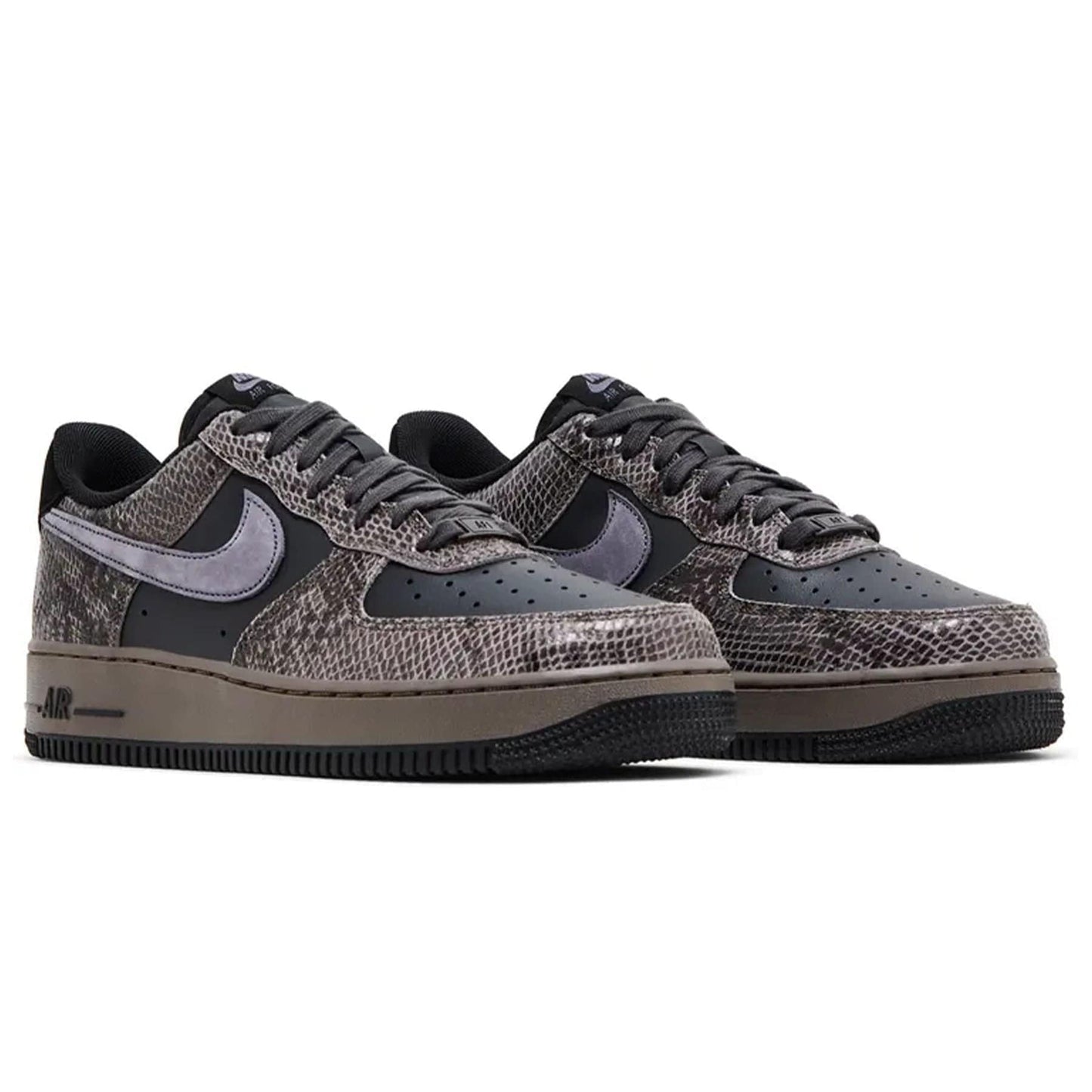 Nike Air Force 1 '07 LV8 'Snakeskin Pack - Off Noir' - Kick Game