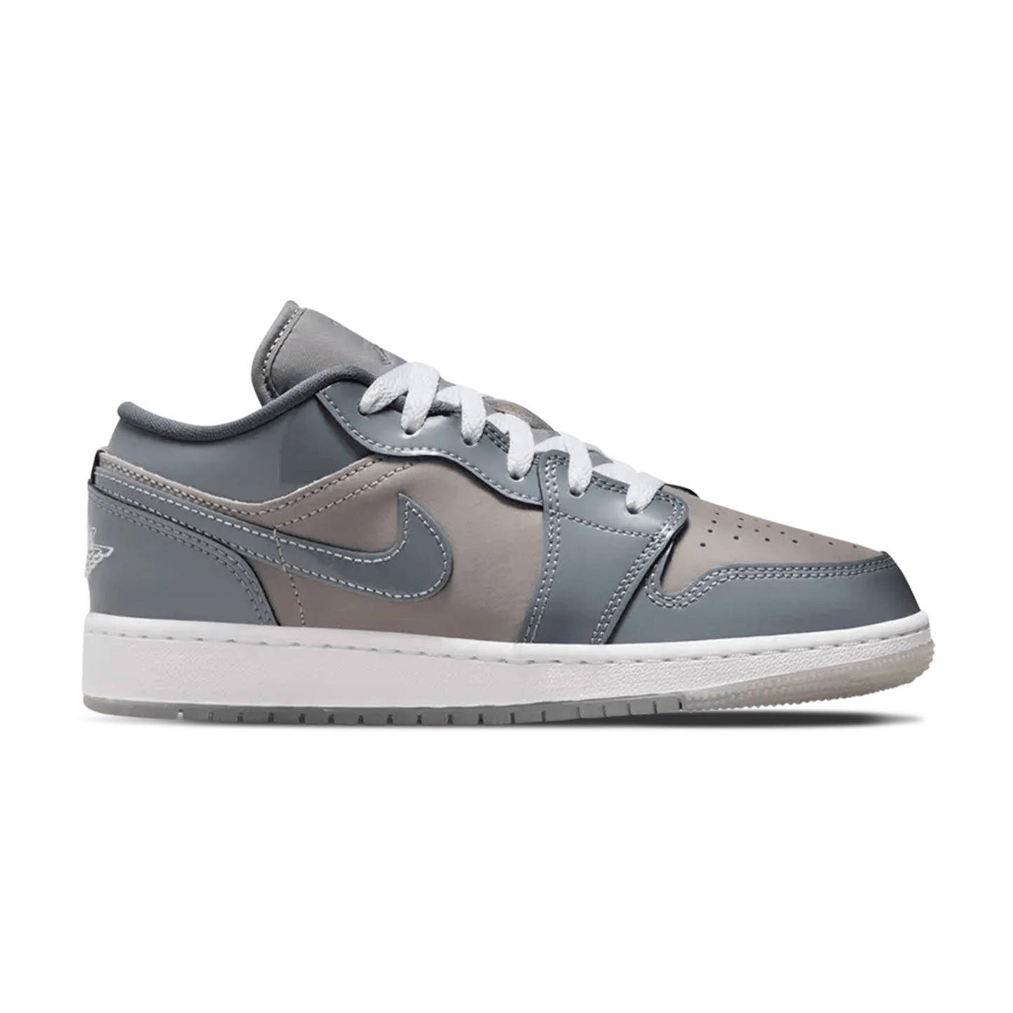 Air Jordan 1 Low GS 'Patent Cool Grey' - Kick Game