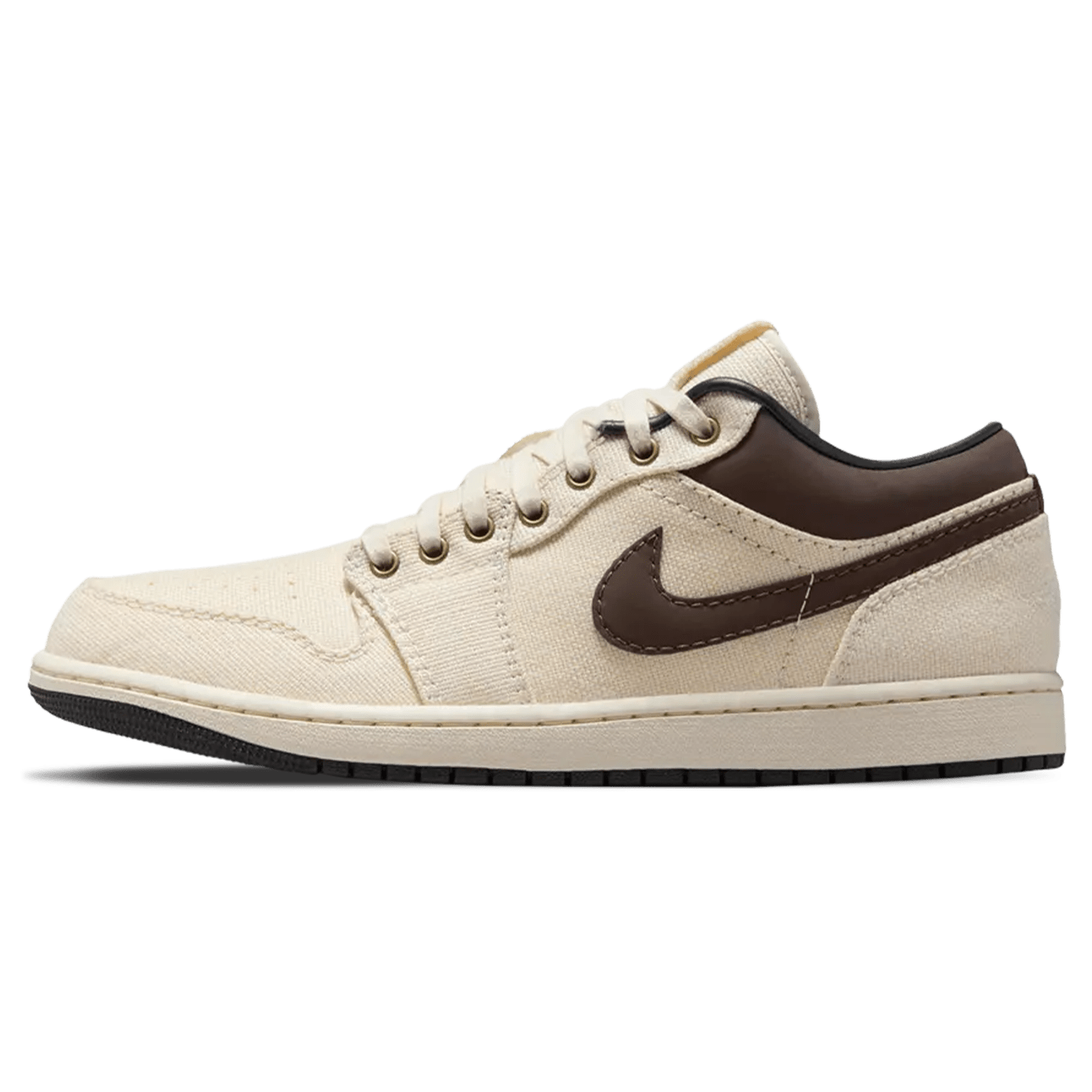 Air Jordan 1 Low Premium 'Ivory Baroque Brown' - Kick Game