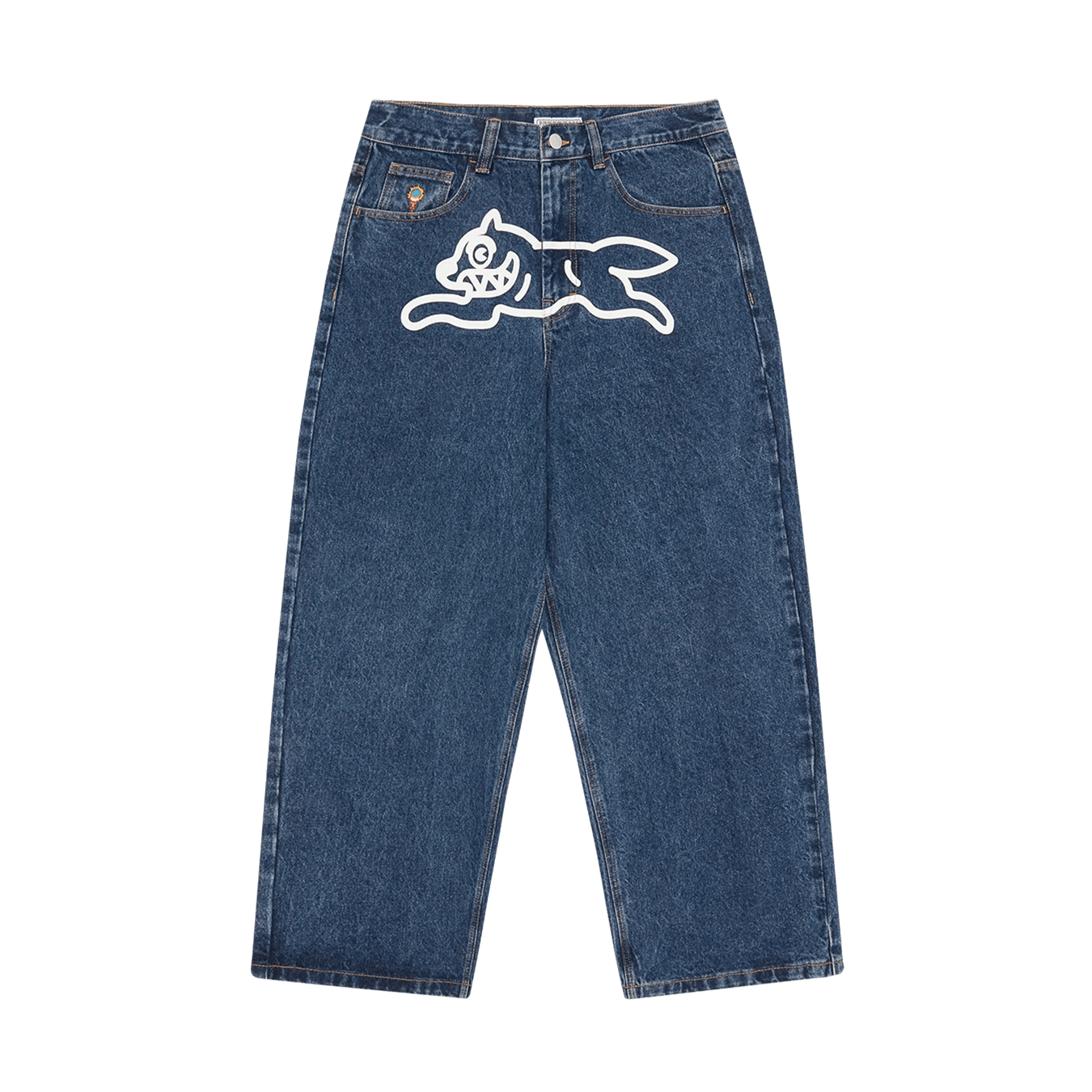 ICECREAM Running Dog Triple Scoop Denim Pants 'Mid Wash Blue' - Kick Game