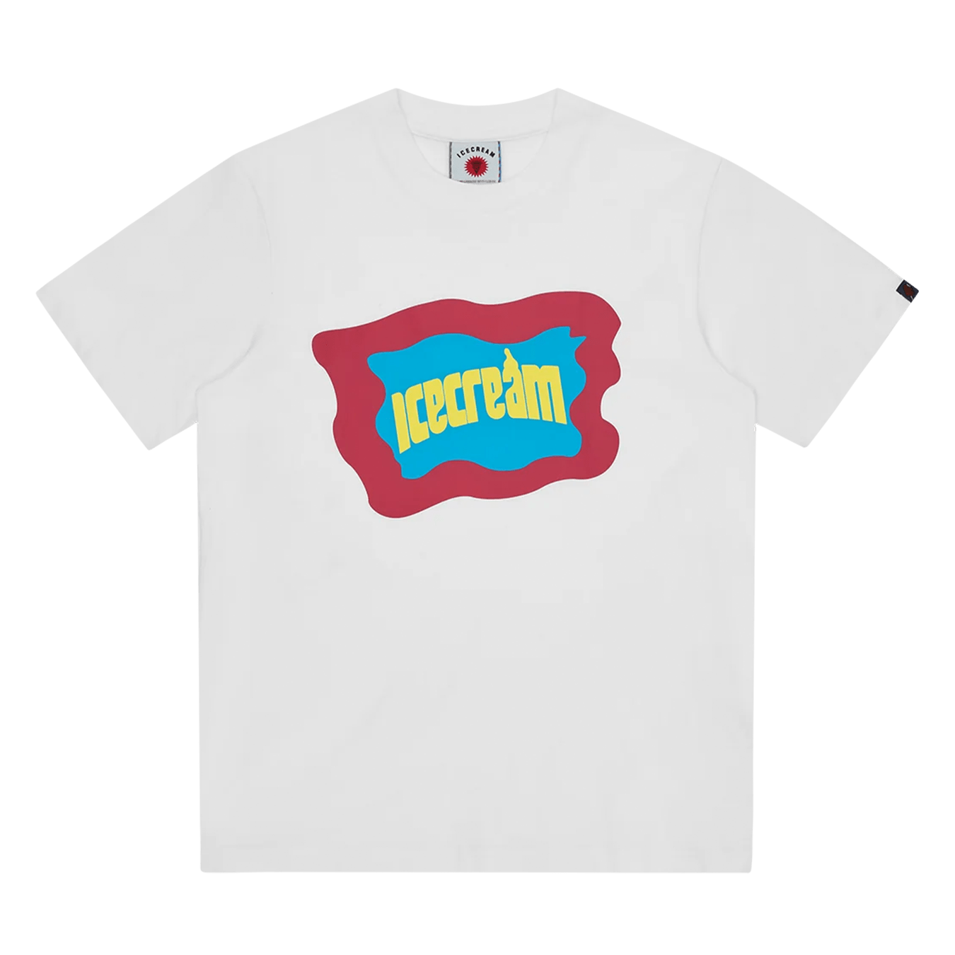 ICECREAM Block Logo T-Shirt 'White' - Kick Game