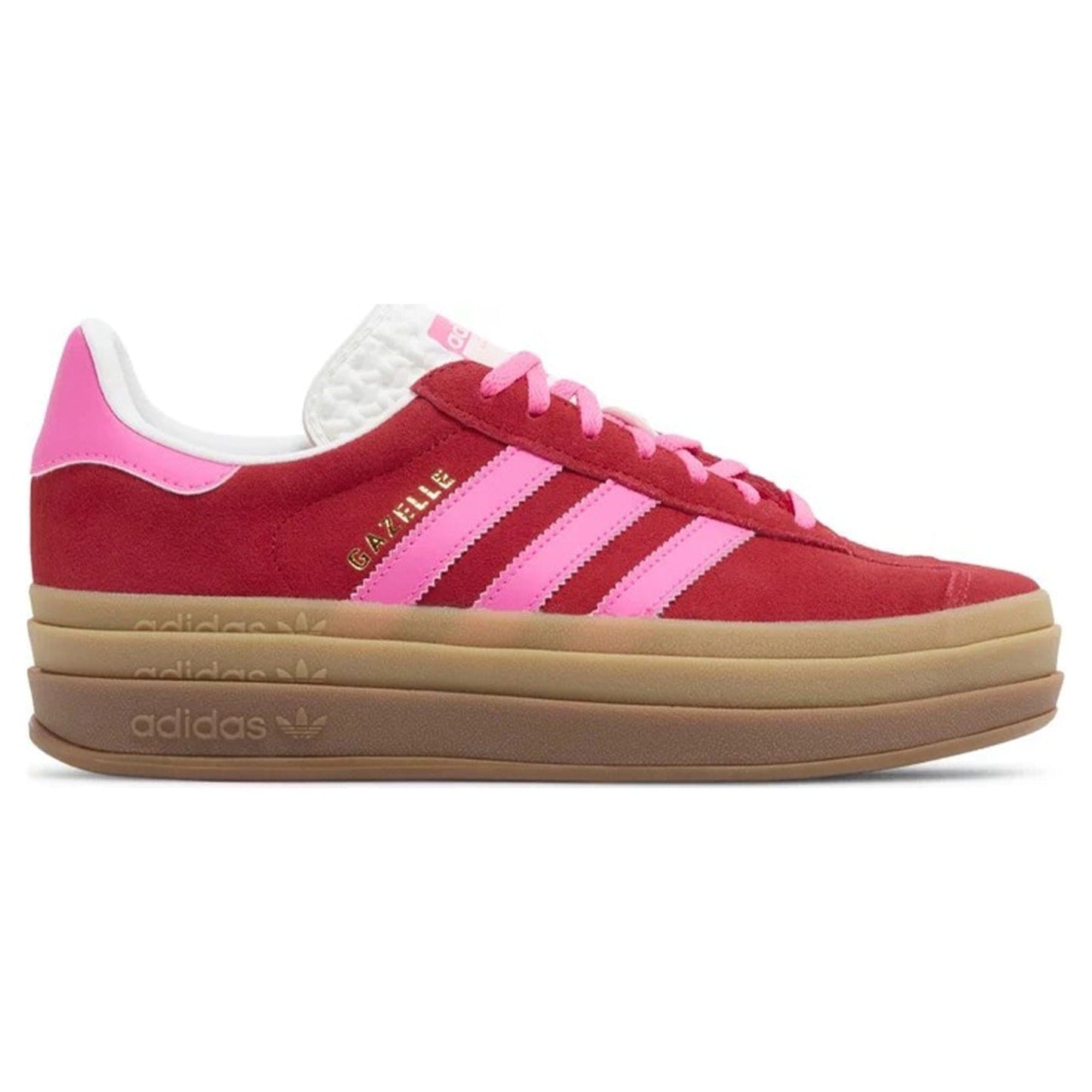 adidas Gazelle Bold Wmns 'Collegiate Red Lucid Pink' - Kick Game