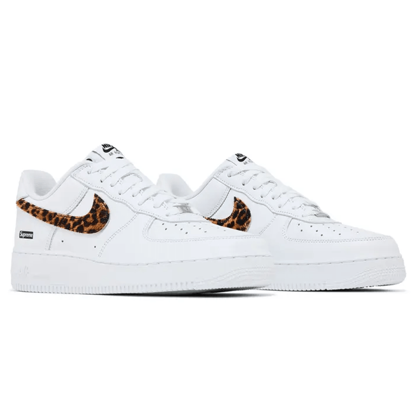 Supreme x GOODENOUGH x Nike Air Force 1 Low 'White Cheetah Print' - Kick Game
