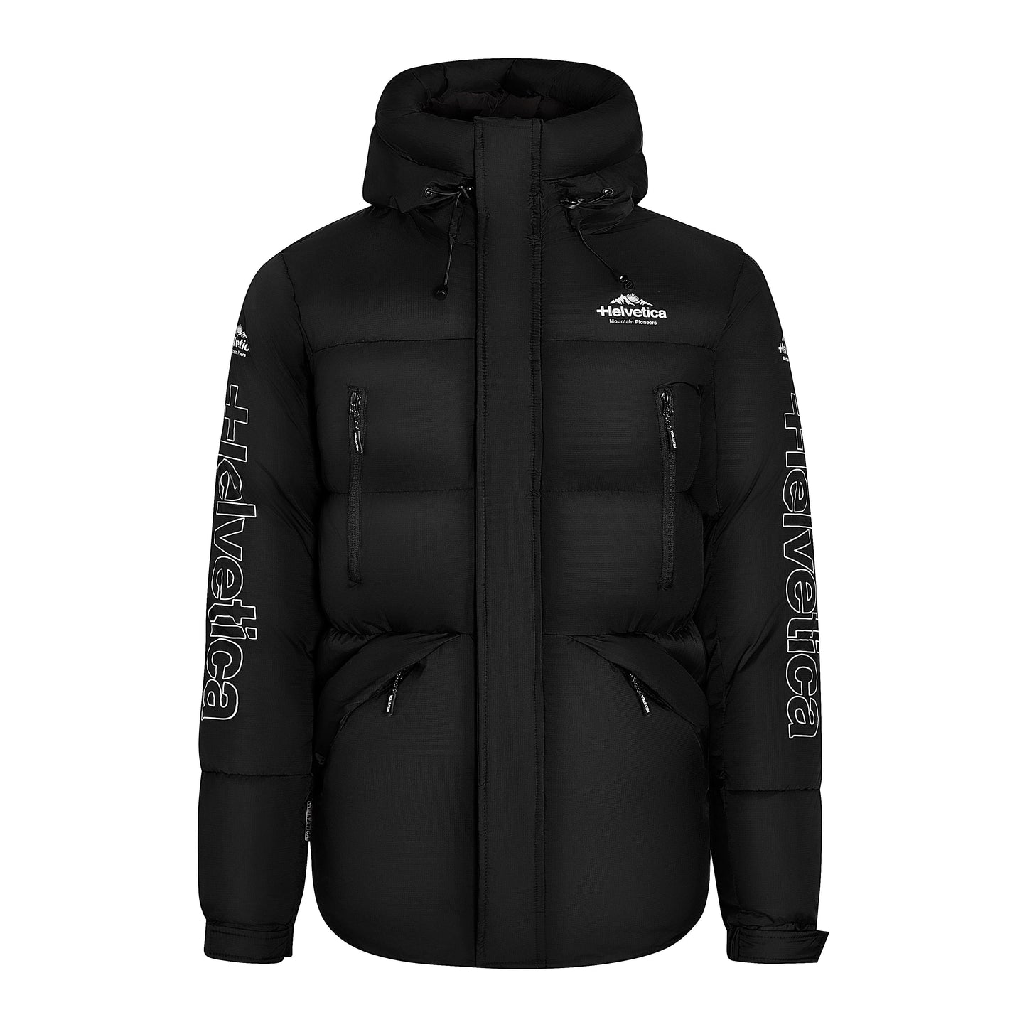 Helvetica Mountain Pioneers Himalaya Hooded Parka Jacket - Kick Game