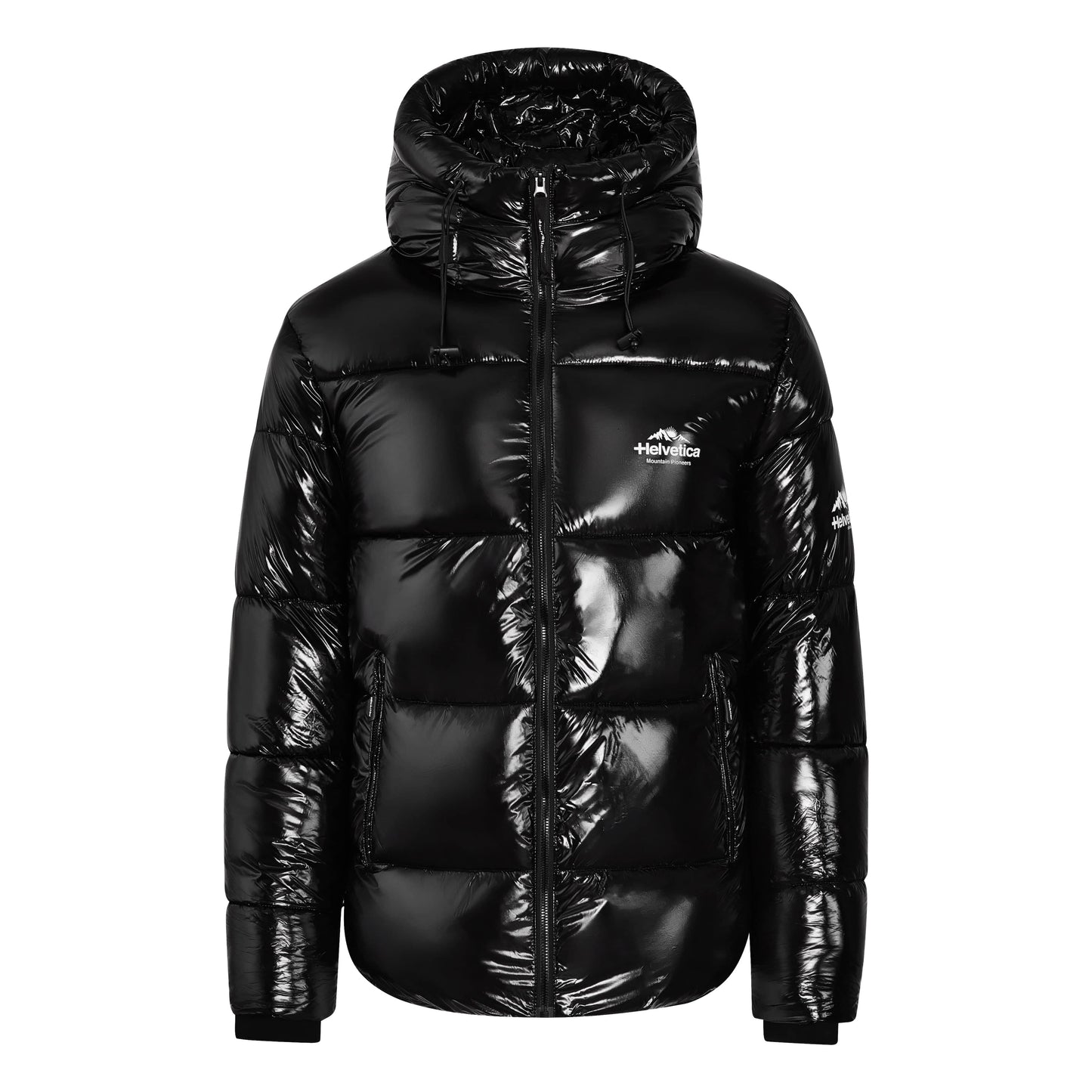 Helvetica Mountain Pioneers Viber Hooded Down Jacket - Kick Game