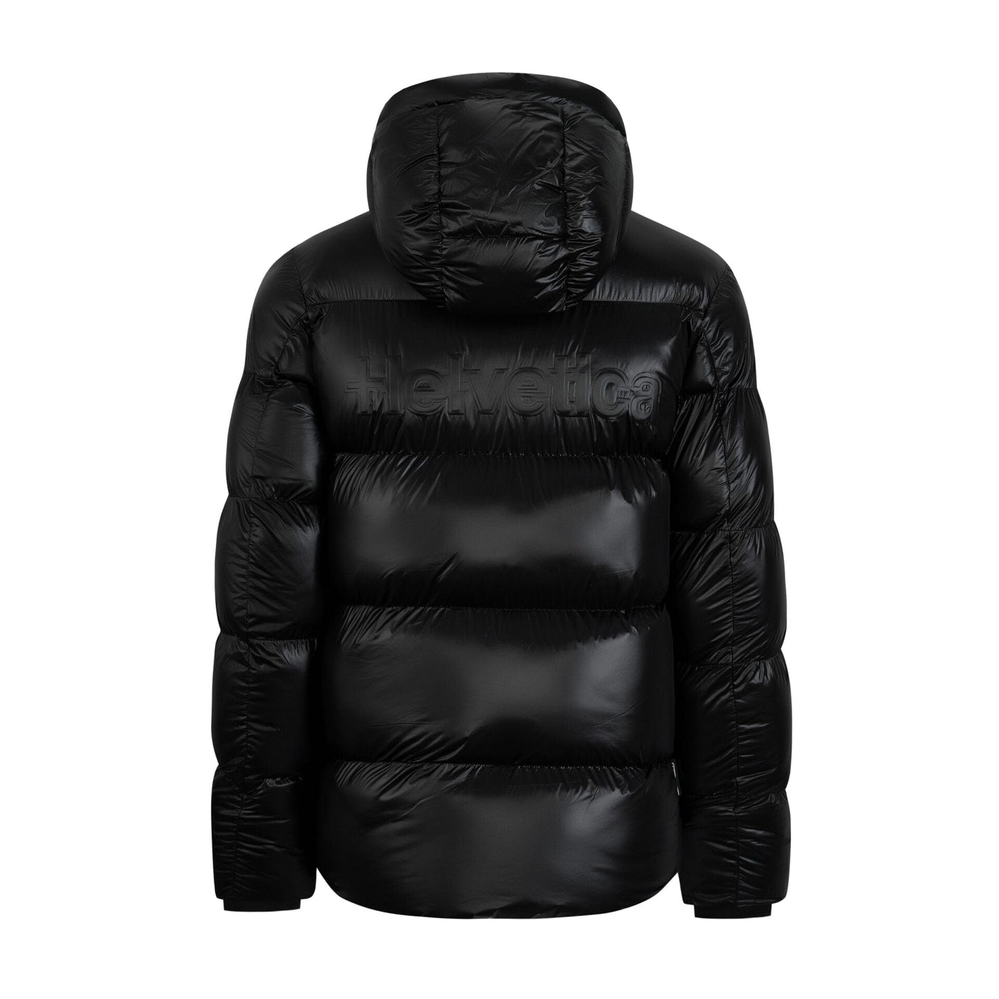Helvetica Mountain Pioneers Silver 2 Hooded Down Jacket - Kick Game