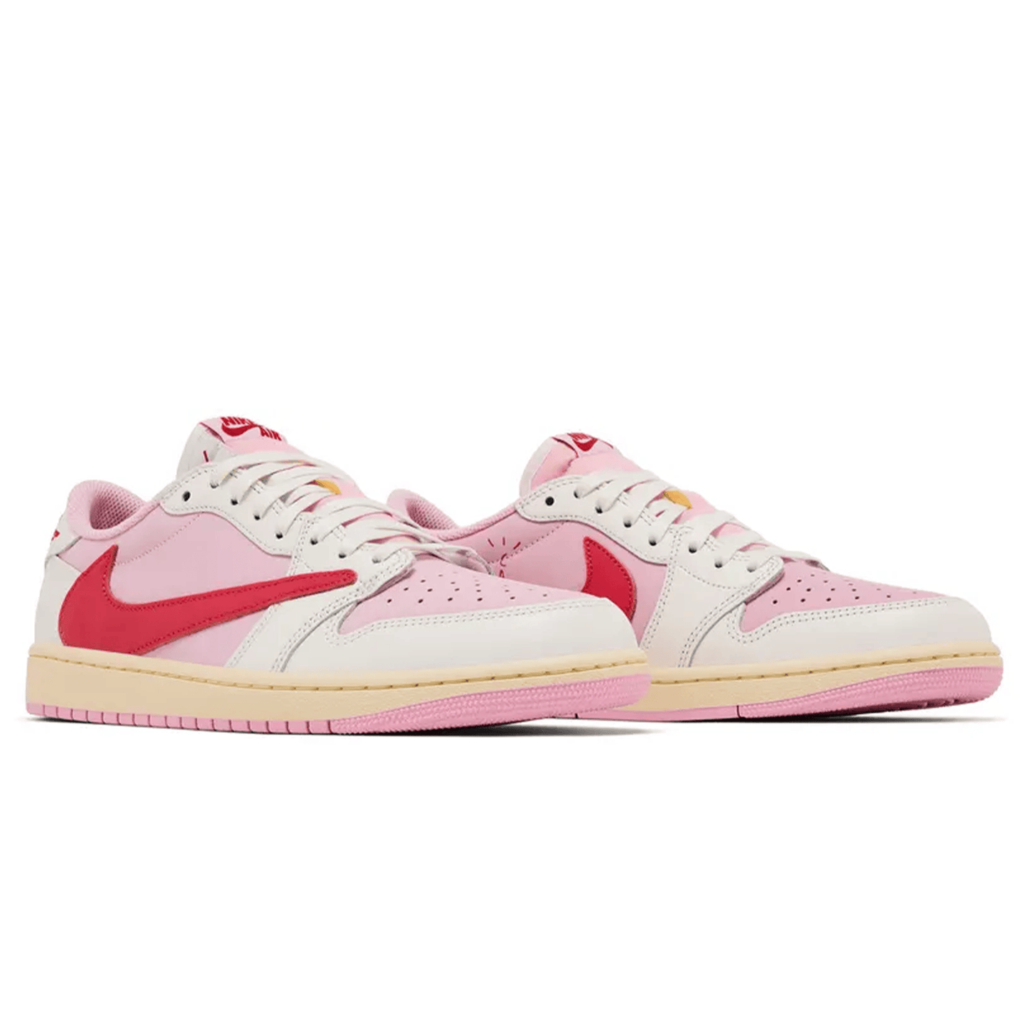 Travis Scott x Air Jordan 1 Retro Low OG 'Sail Tropical Pink' - Kick Game