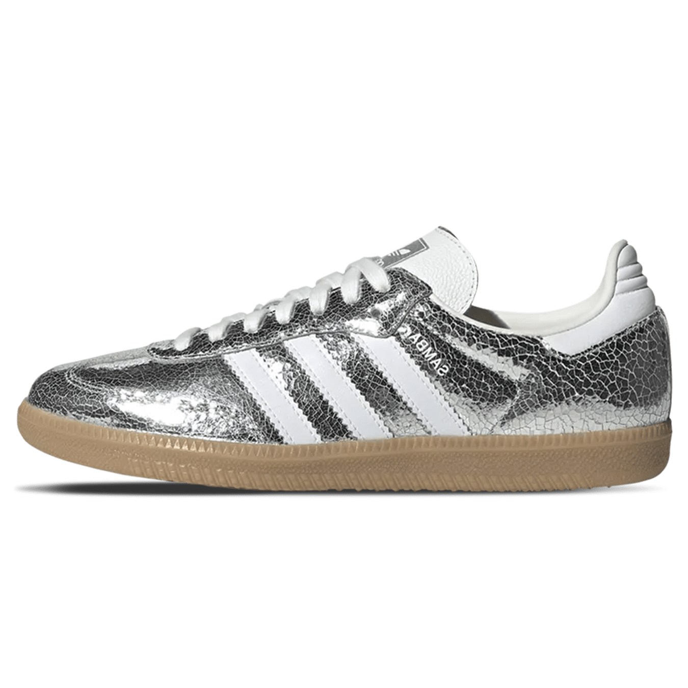 Adidas Samba OG Wmns 'Silver Metallic Cracked Leather' - Kick Game