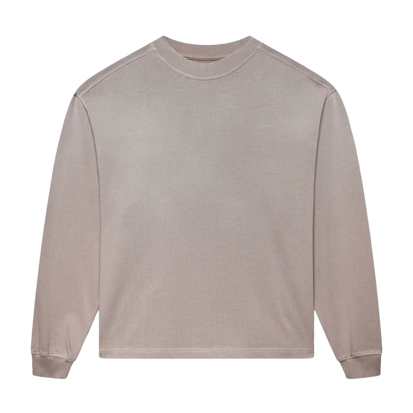KAIZEN MARKET BLANK HEAVYWEIGHT FADE OUT LONGSLEEVE TEE MOCHA - Kick Game