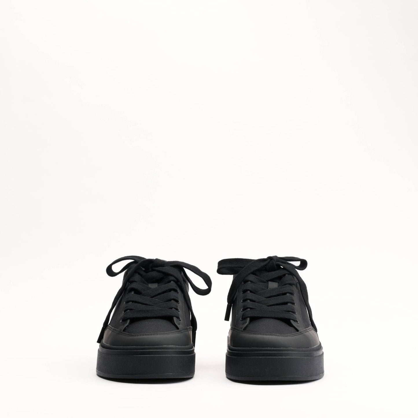MALLET Lansbury Men's Black Leather & Nylon Trainers - Kick Game