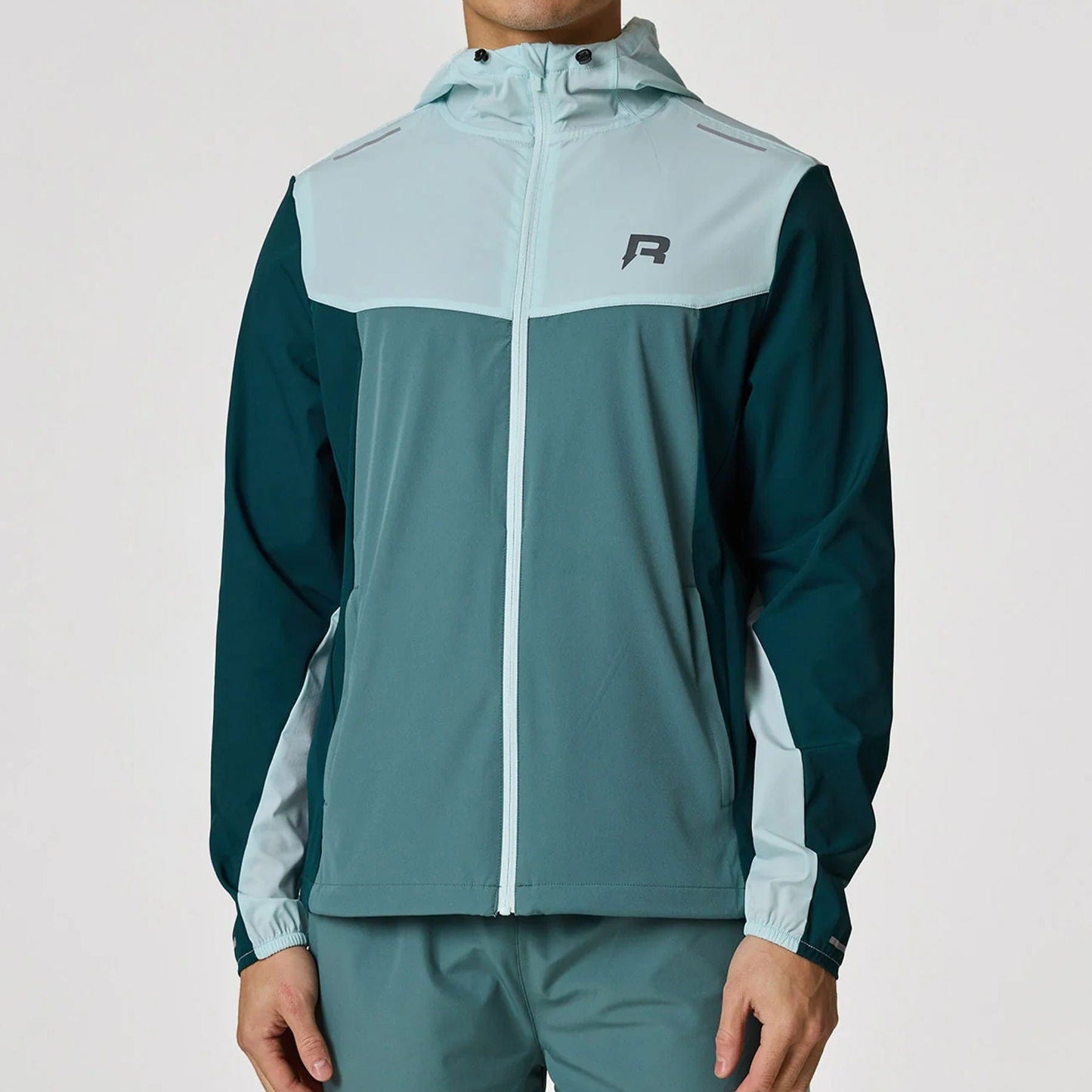 Reprimo Flight Windbreaker Jacket 'Dark Forest / Mint' - Kick Game