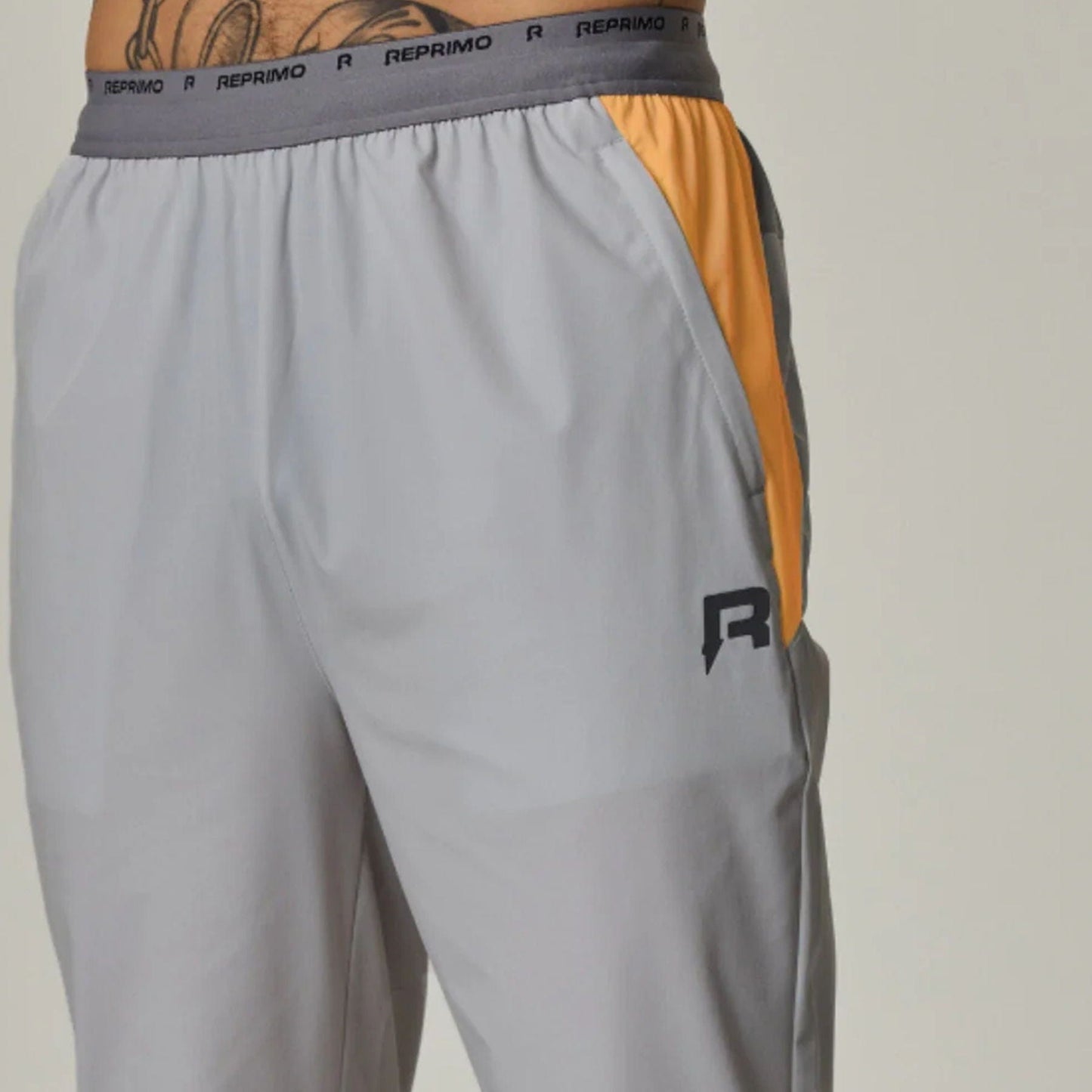 Reprimo Flight Pants 'Grey / Orange' - Kick Game