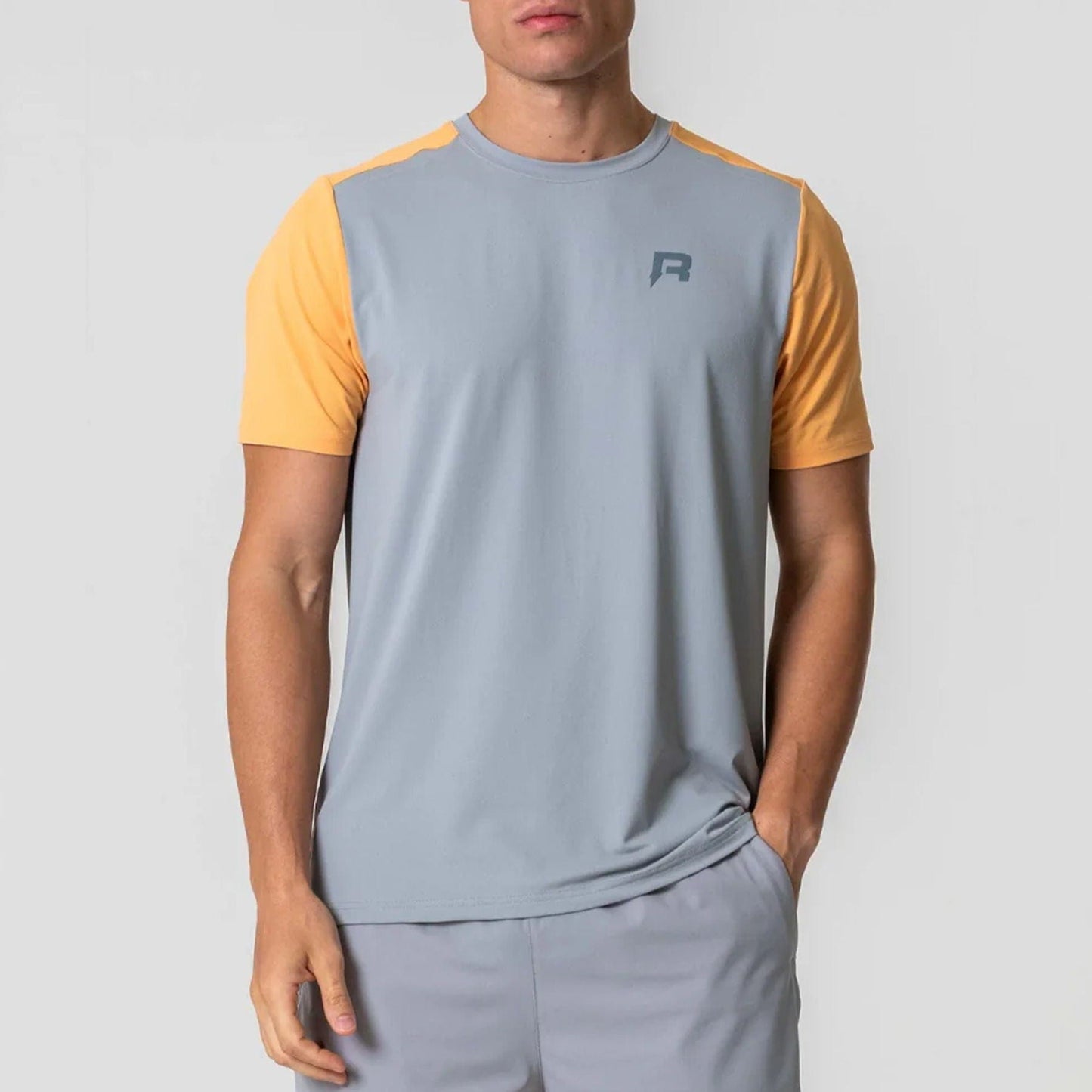 Reprimo Flight Tee 'Grey / Orange' - Kick Game