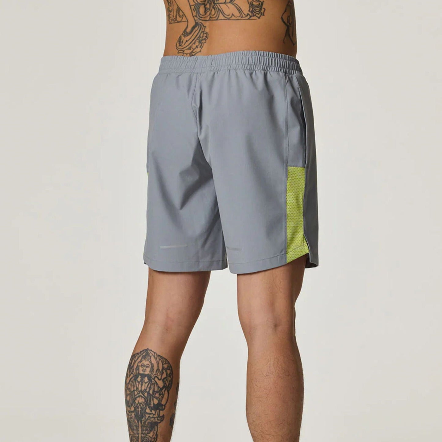 Reprimo Track Short 'Grey / Volt' - Kick Game