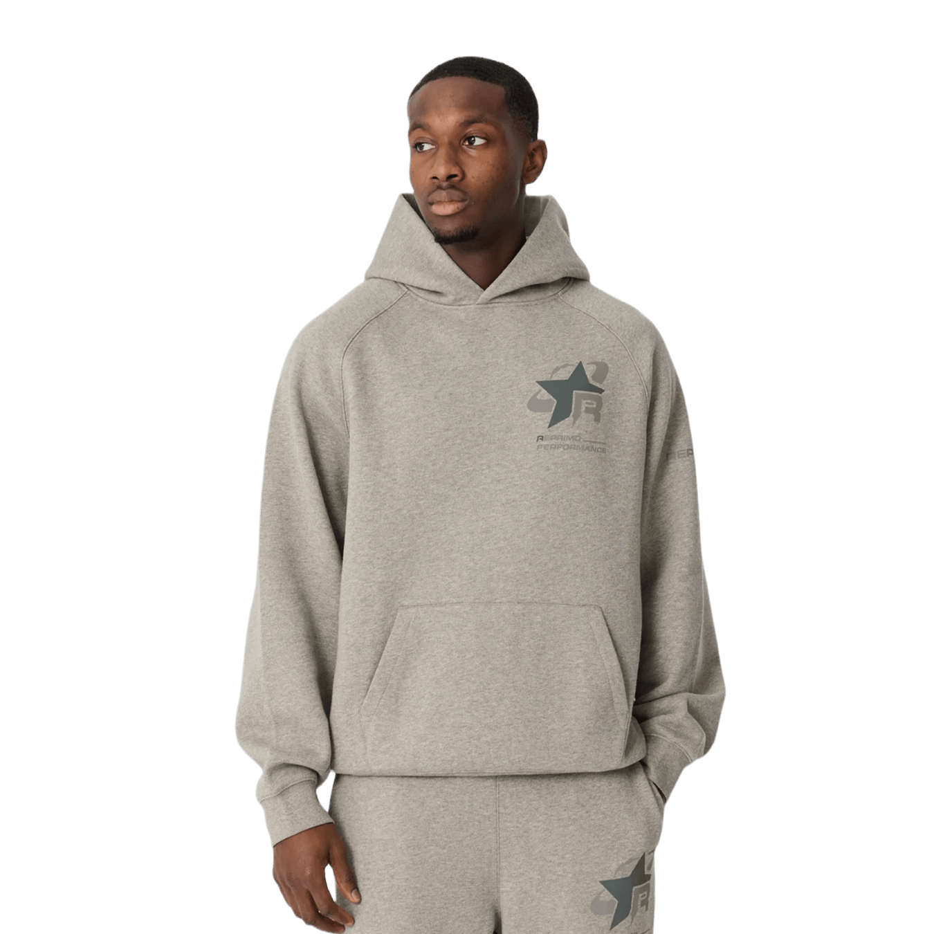 Reprimo Collective RP Hoodie 'Grey Marl' - Kick Game