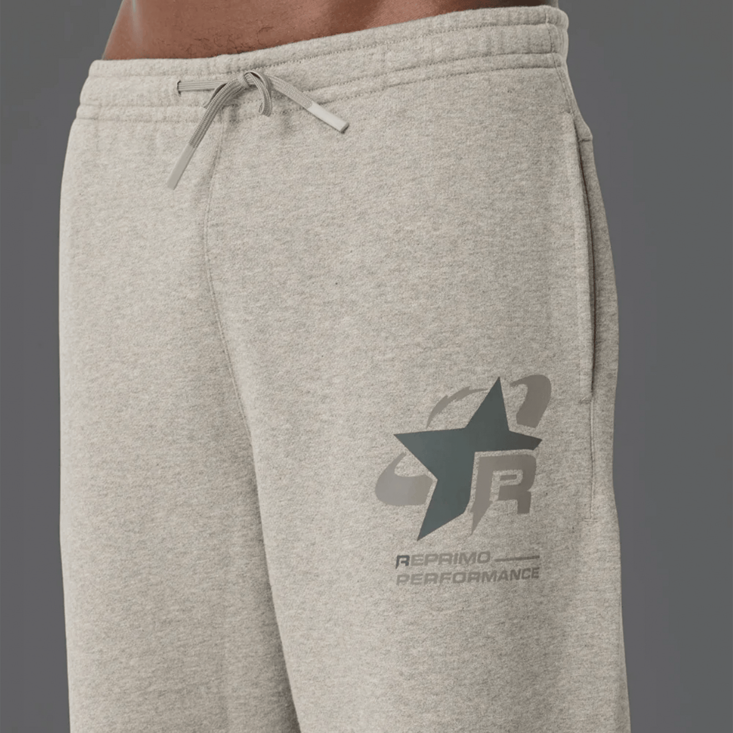 Reprimo Collective RP Cuffed Joggers 'Grey Marl' - Kick Game